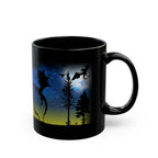 Fantasy Dragon Mug - 11oz Black Coffee Cups