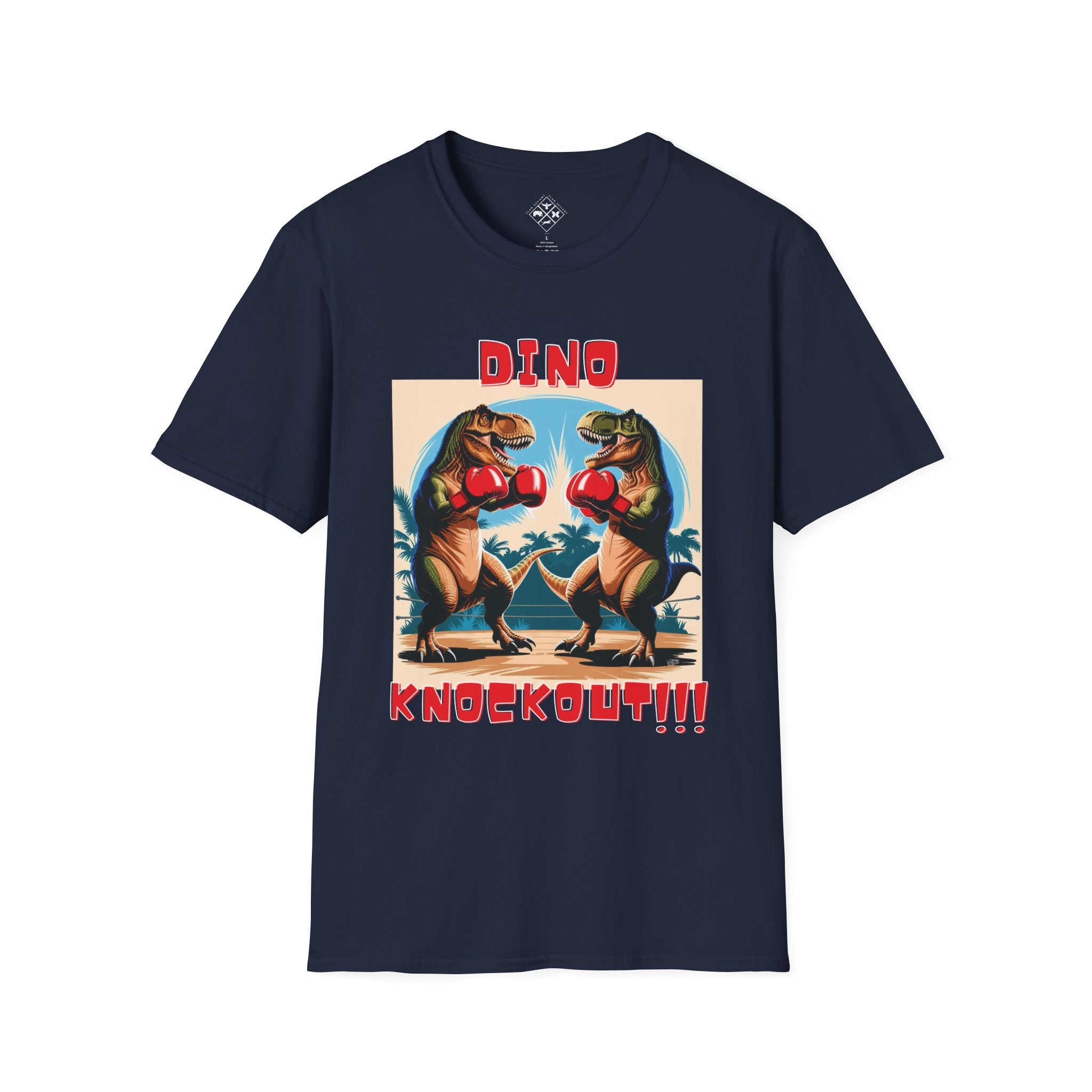 DINO KNOCKOUT!!! Camiseta Softstyle Unisex
