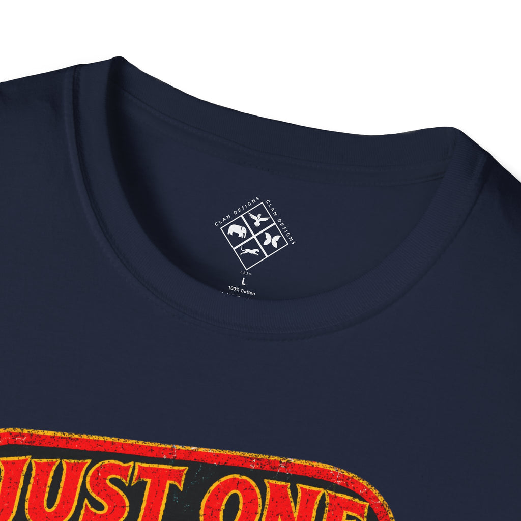 Just One More Set weightlifting barbell graphic T-Shirt