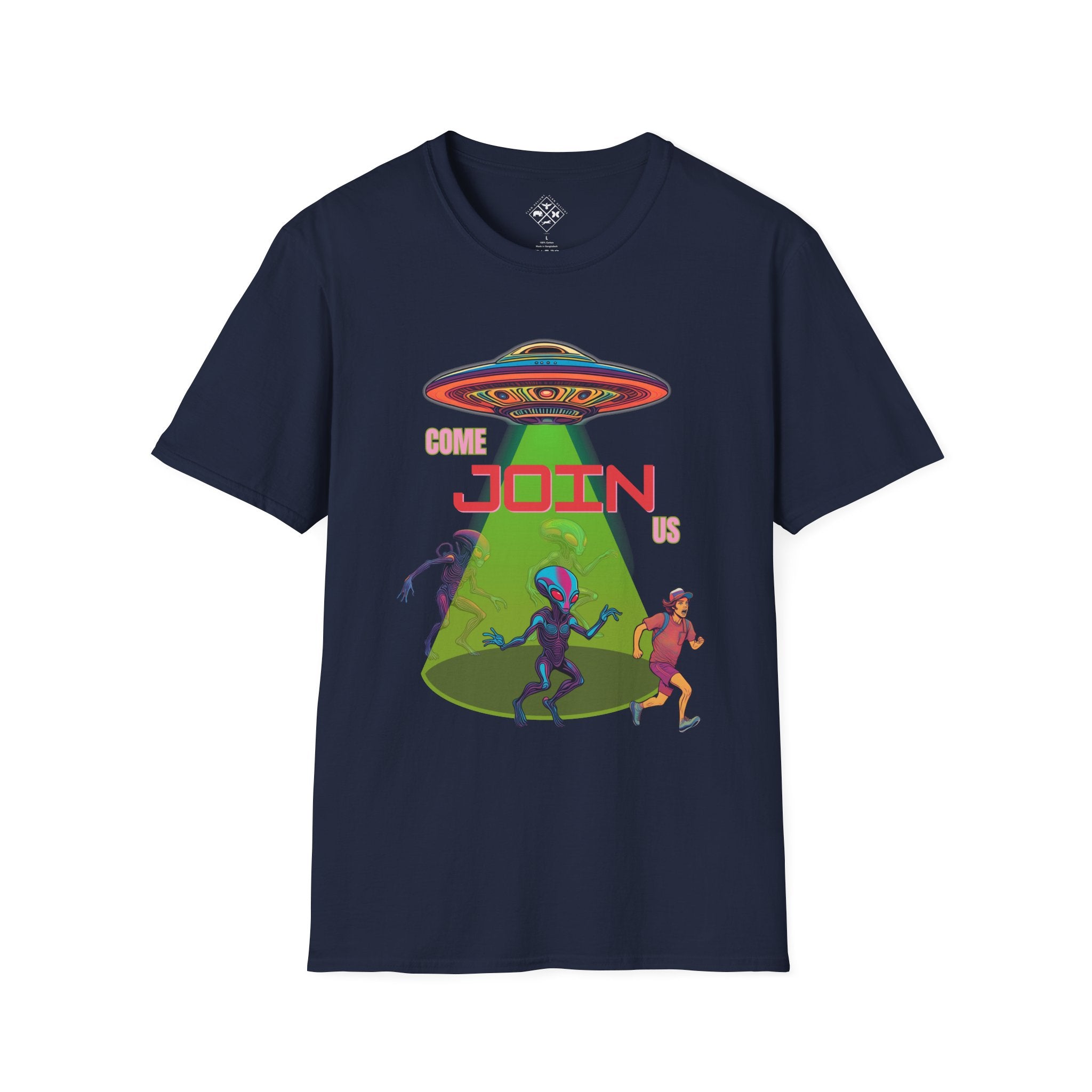 Camiseta Hombre Persiguiendo Alien