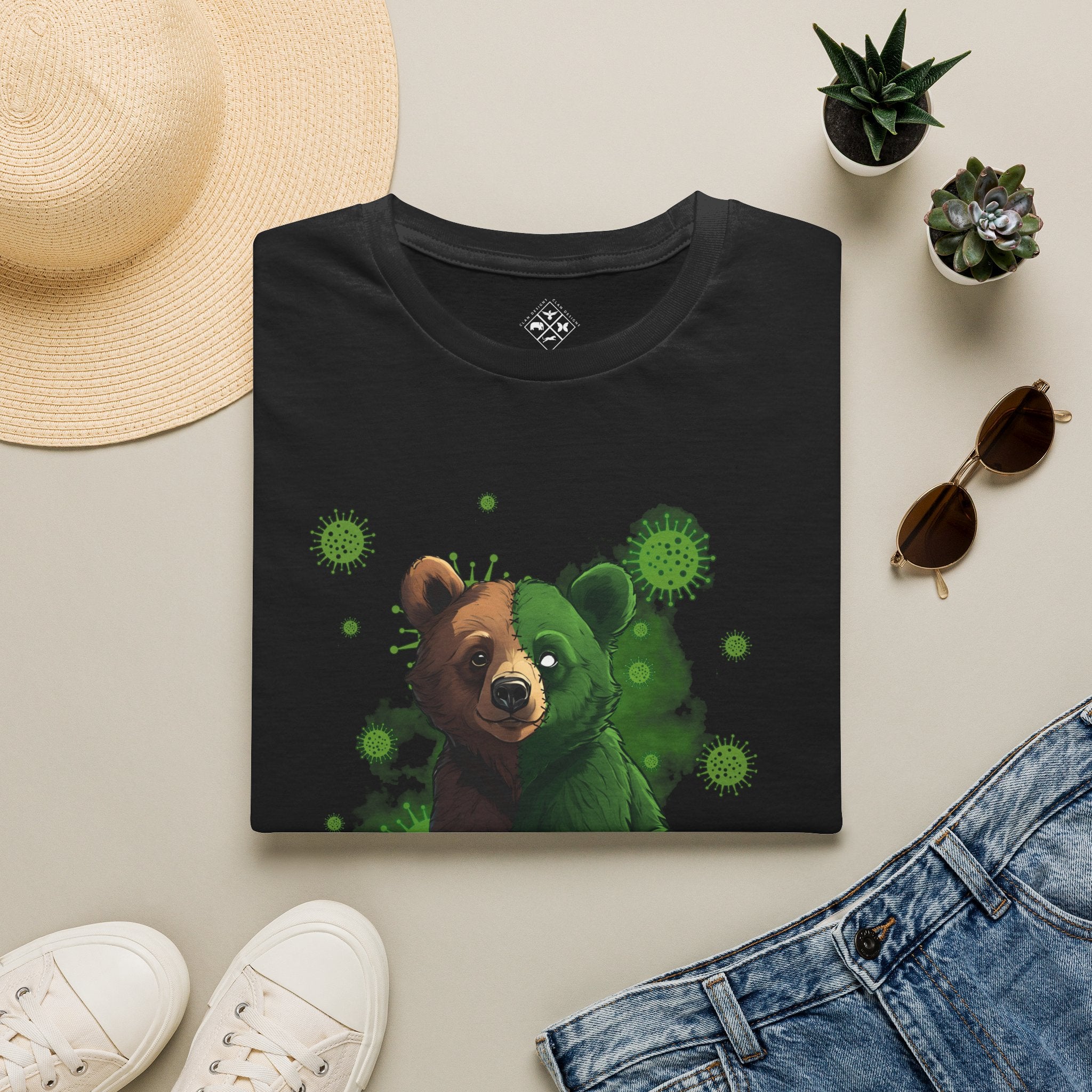 Camiseta Personalizada de Osito Bebé Zombi