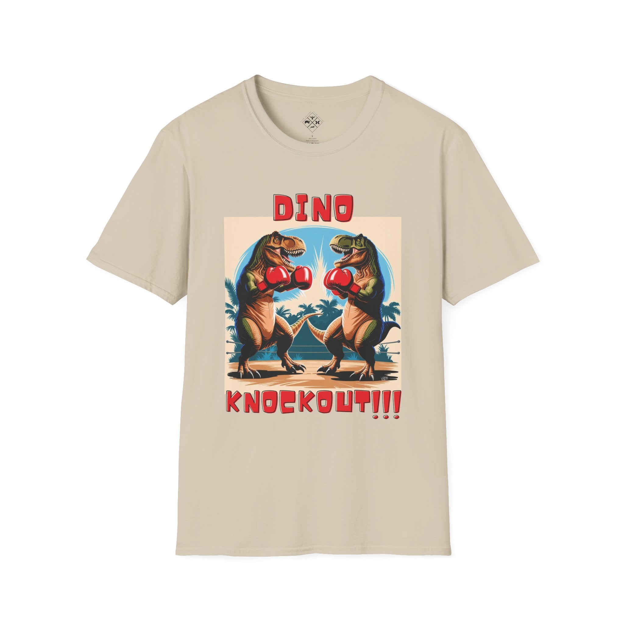 DINO KNOCKOUT!!! Camiseta Softstyle Unisex
