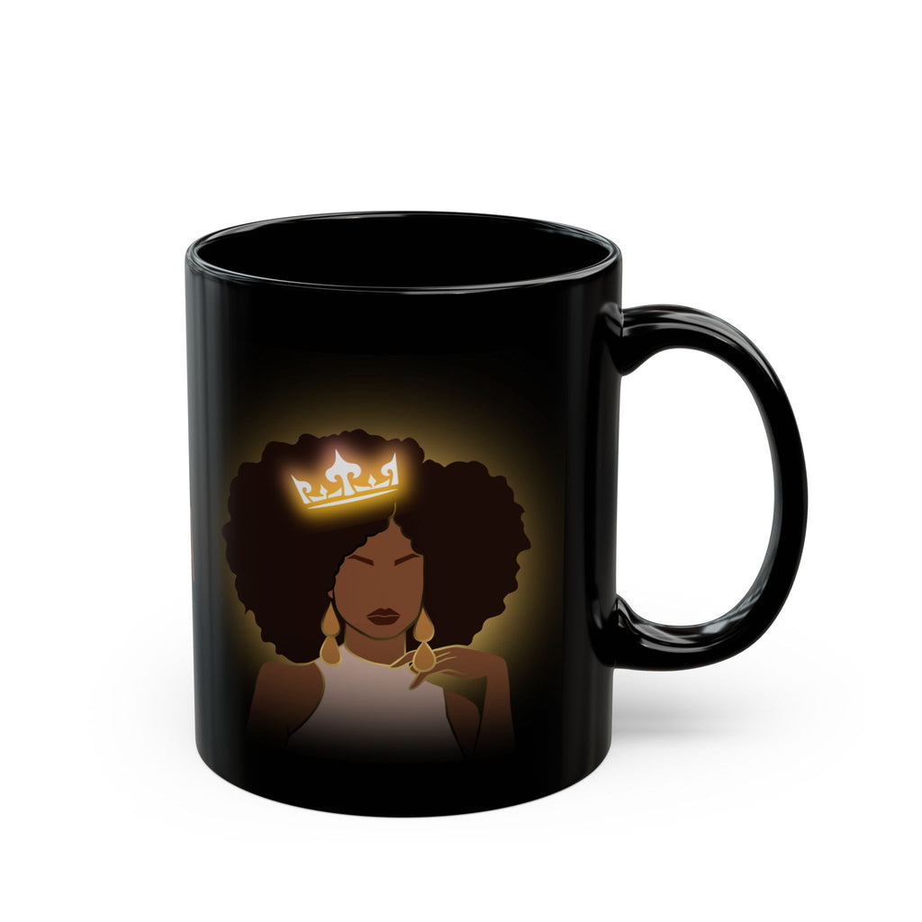 Petty Queen Mug BW 11oz