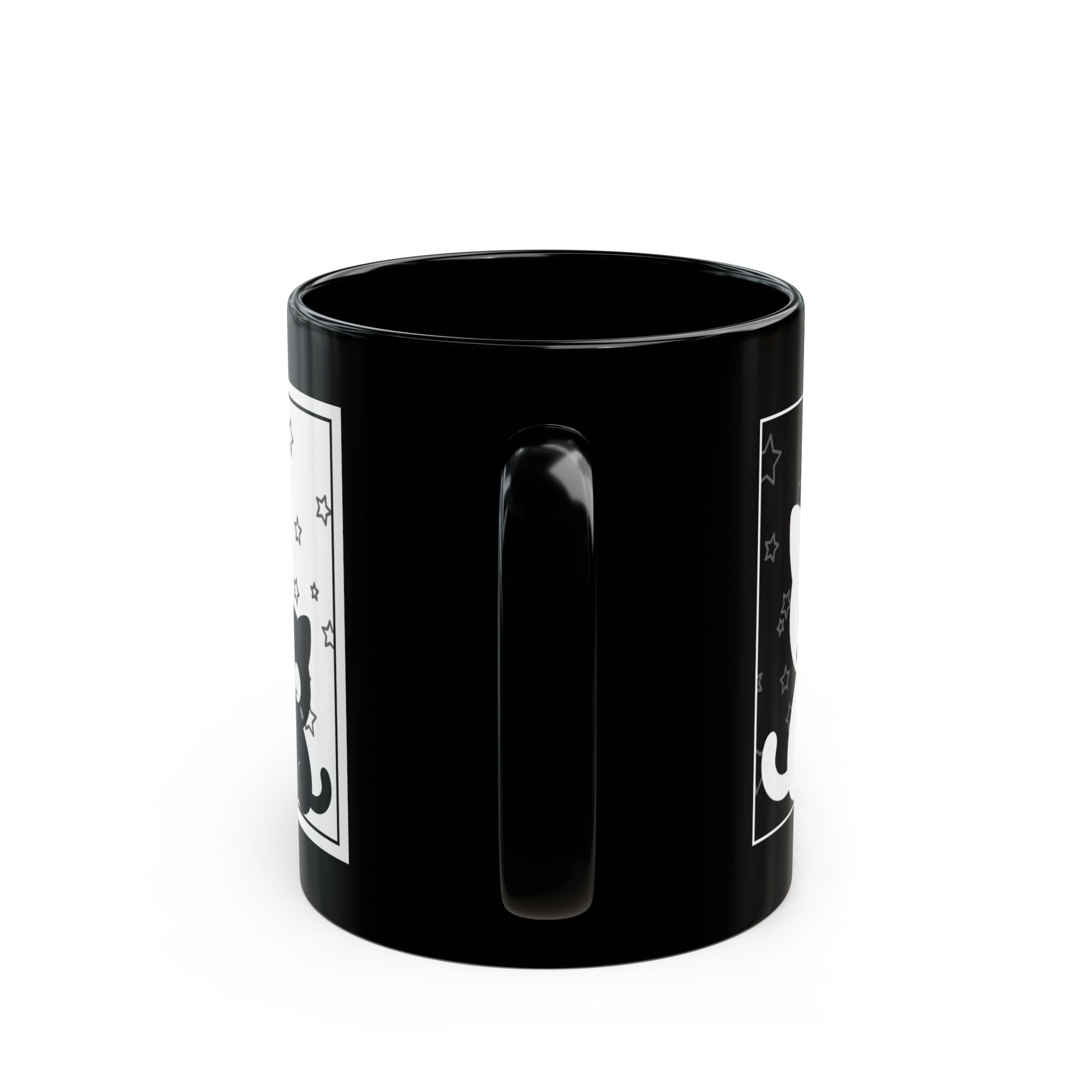 Black Cat Name Personalized Mug 11oz