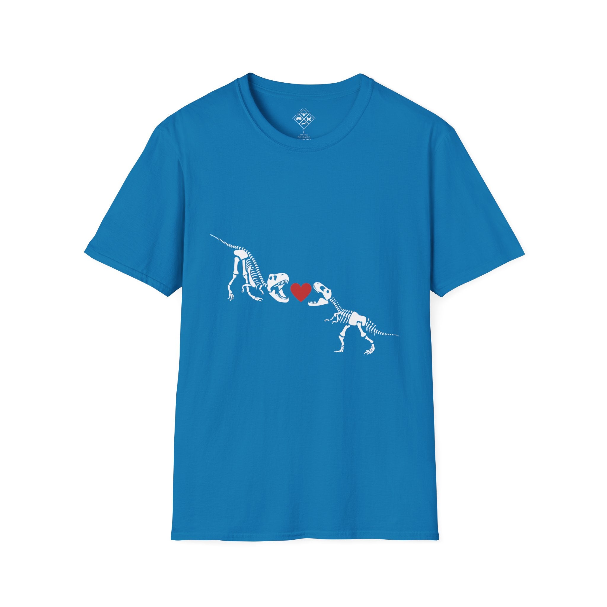 Camiseta Unisex Softstyle Amor de Dinosaurio