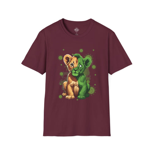 Camiseta de bebé león zombi