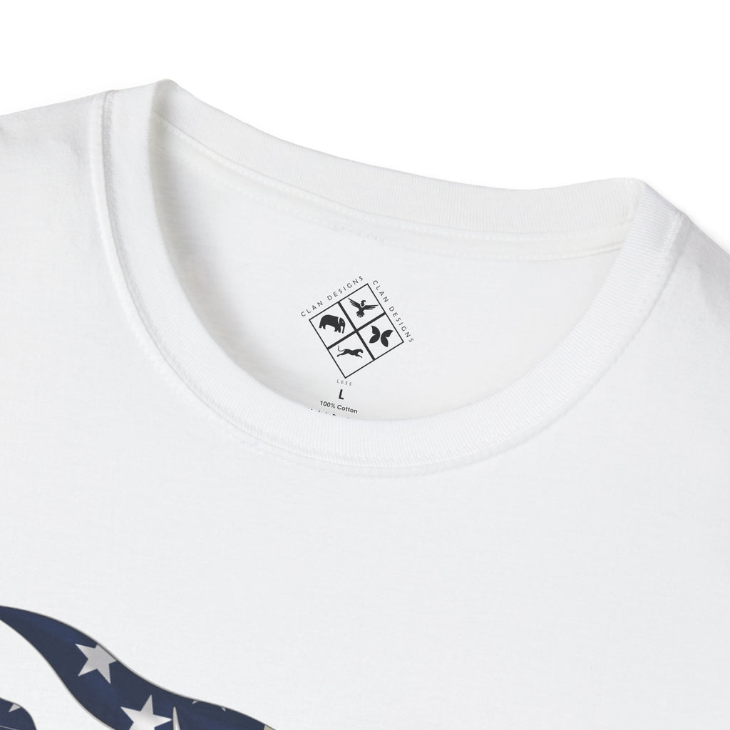 Patriotic Unisex T-Shirt | Softstyle USA Flag Shirt