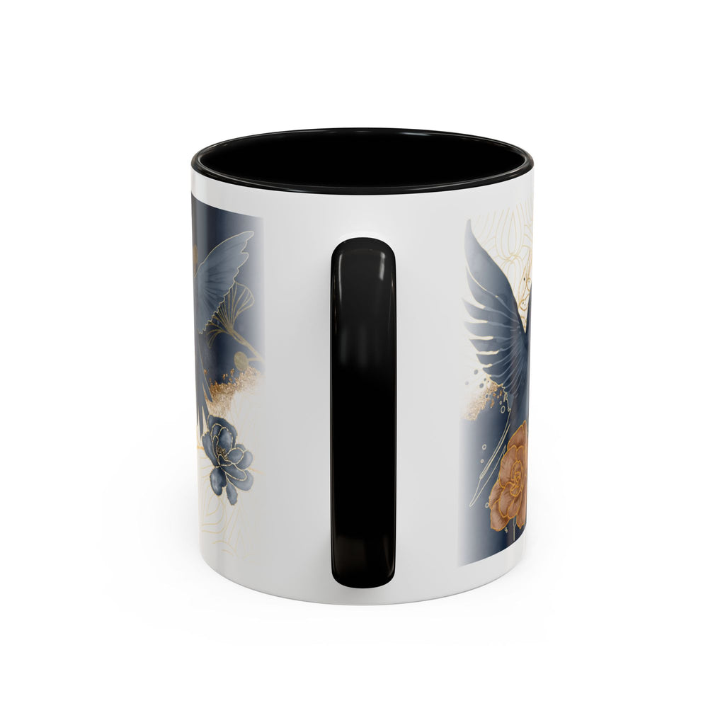 Floral Accent Coffee Mug 11oz