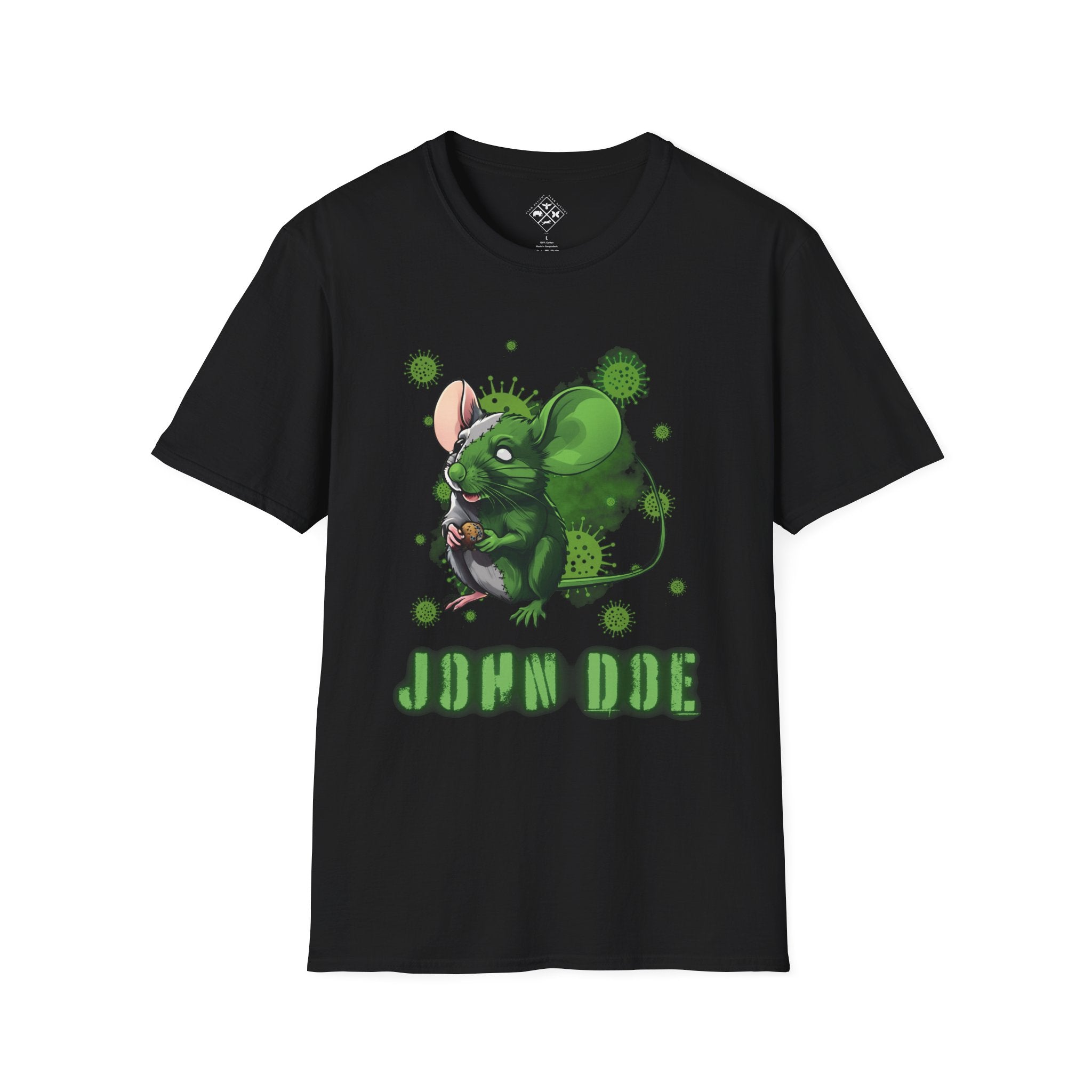Camiseta personalizada de ratón bebé zombi