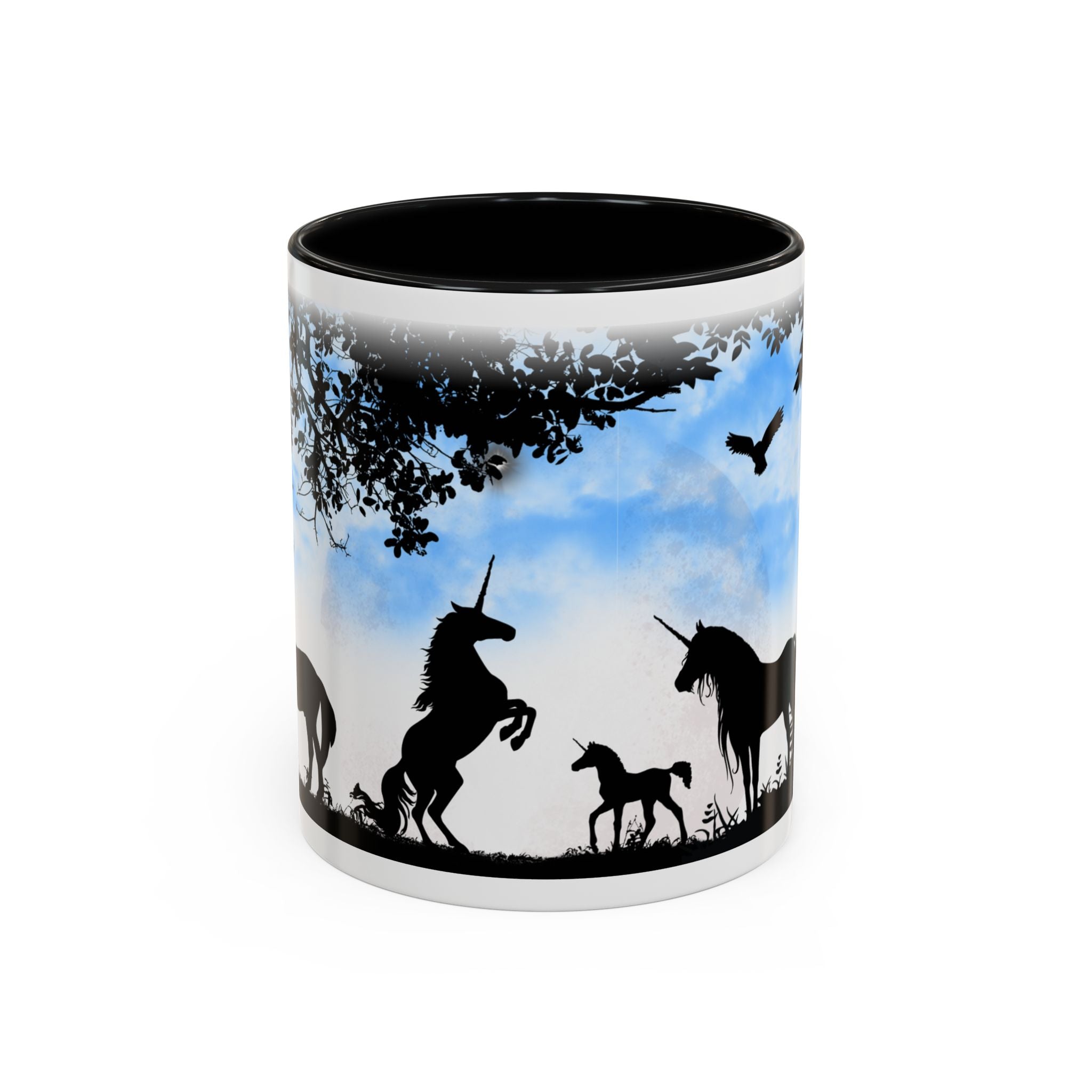 Taza de café de acento de unicornio mágico de 325 ml