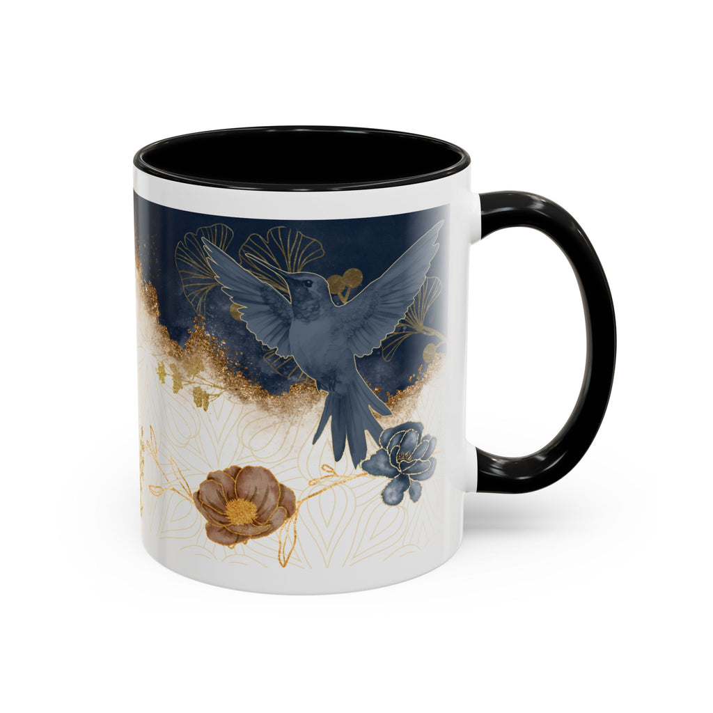 Floral Accent Coffee Mug 11oz