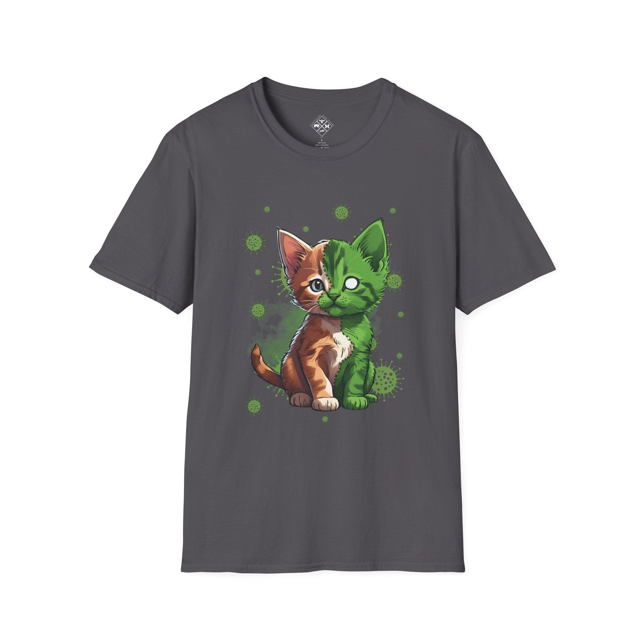 Camiseta de zombi gatito