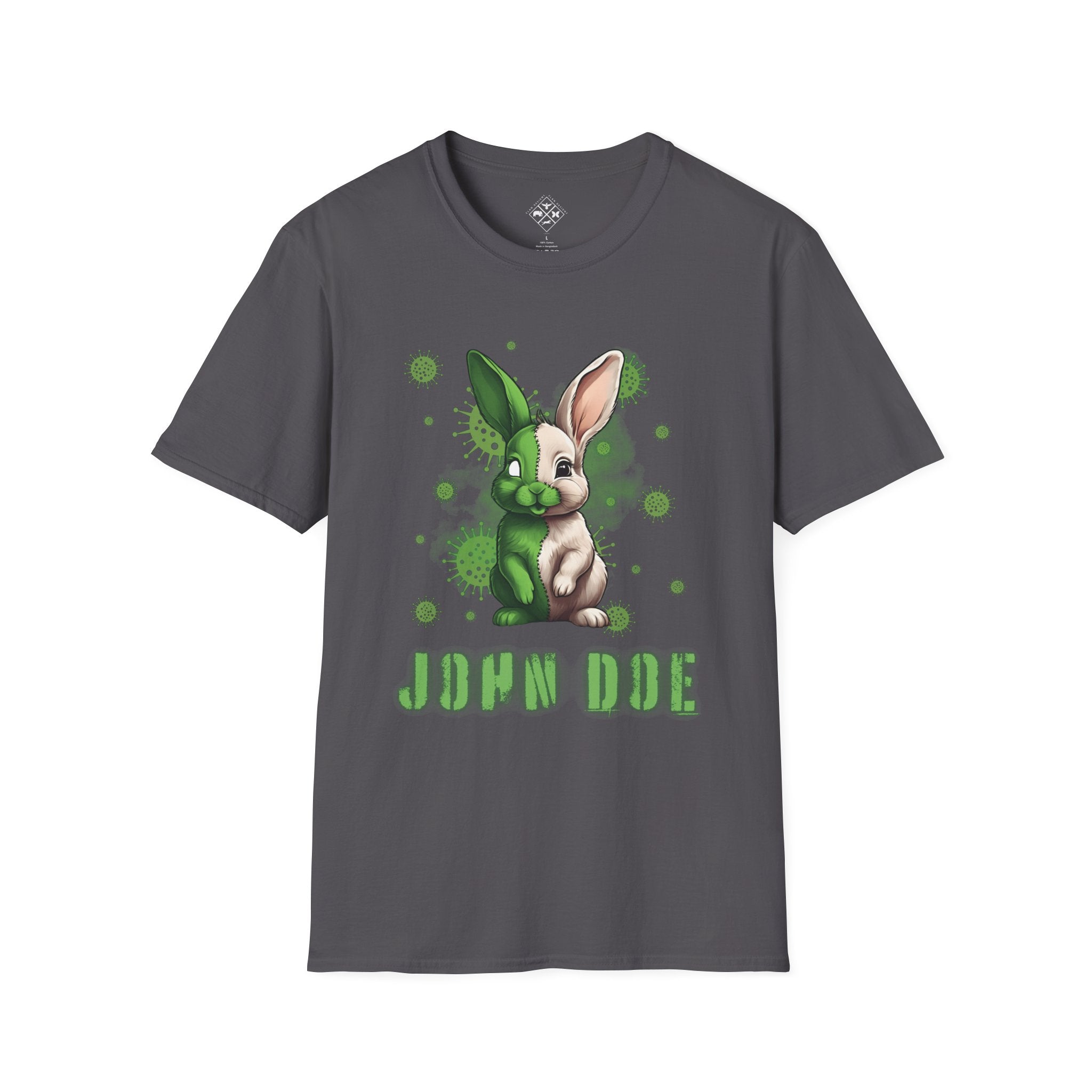 Camiseta personalizada de conejito bebé zombi
