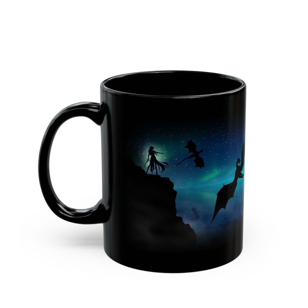 Magical Dragon Adventure Mug, Fantasy Mug 11oz