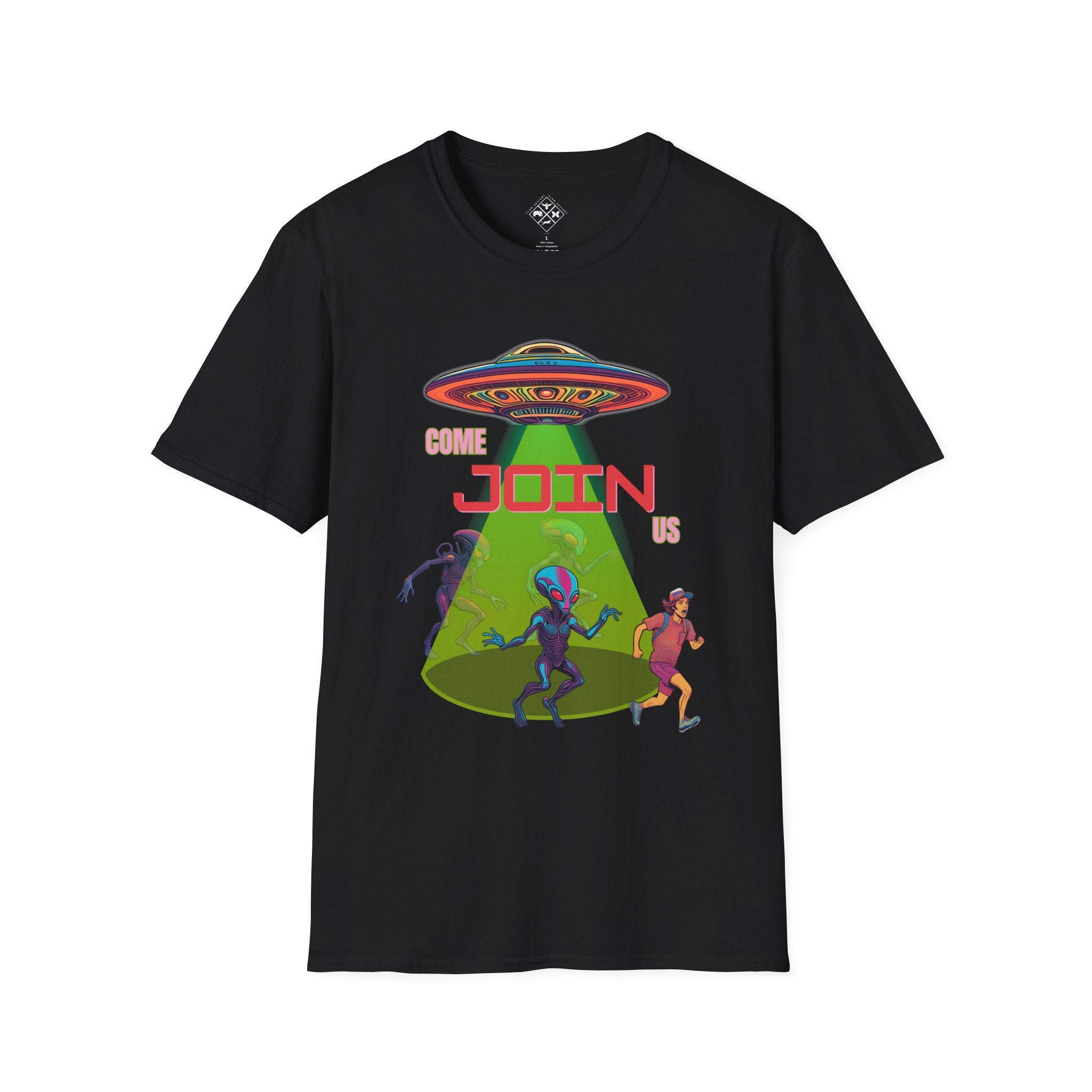 Camiseta Hombre Persiguiendo Alien