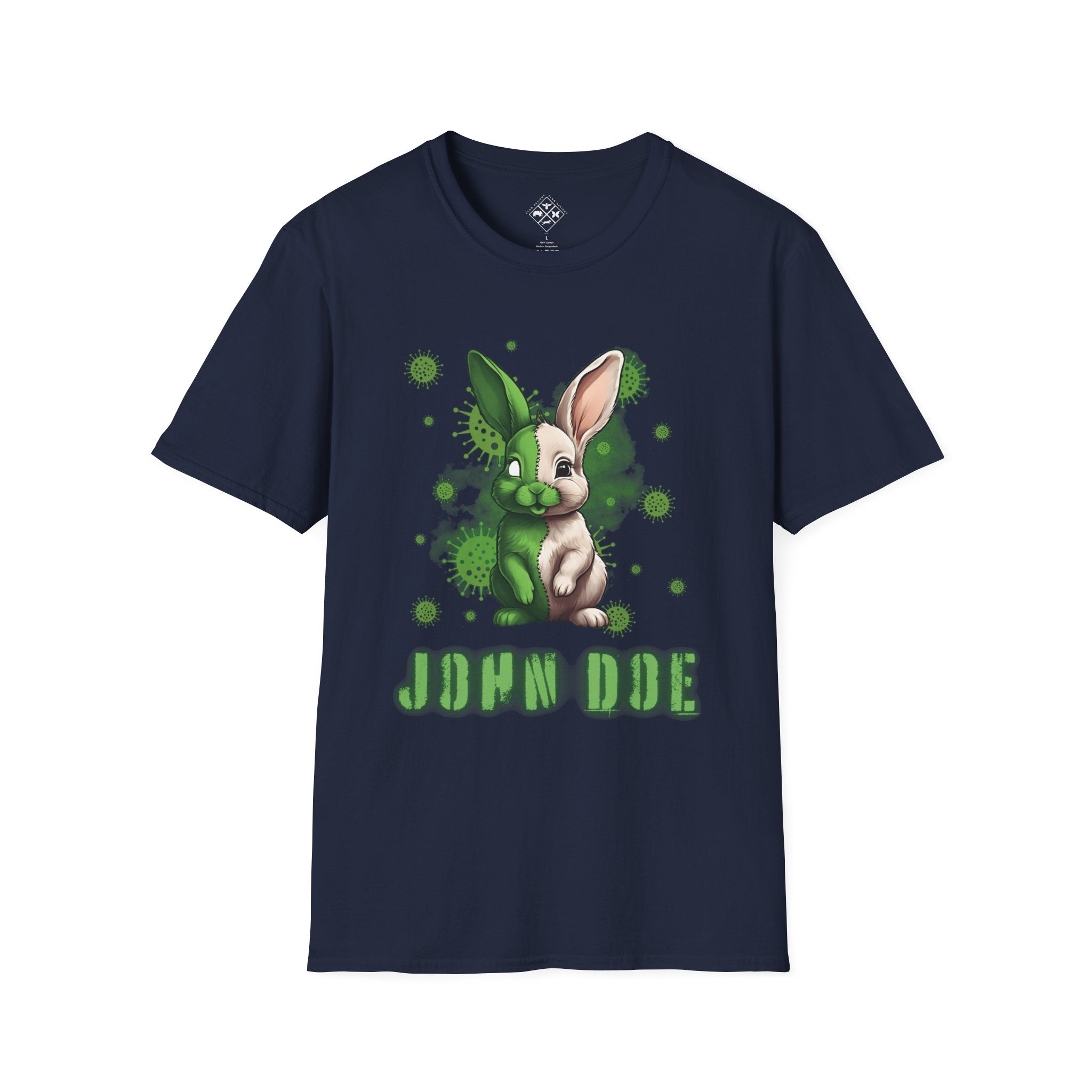 Camiseta personalizada de conejito bebé zombi