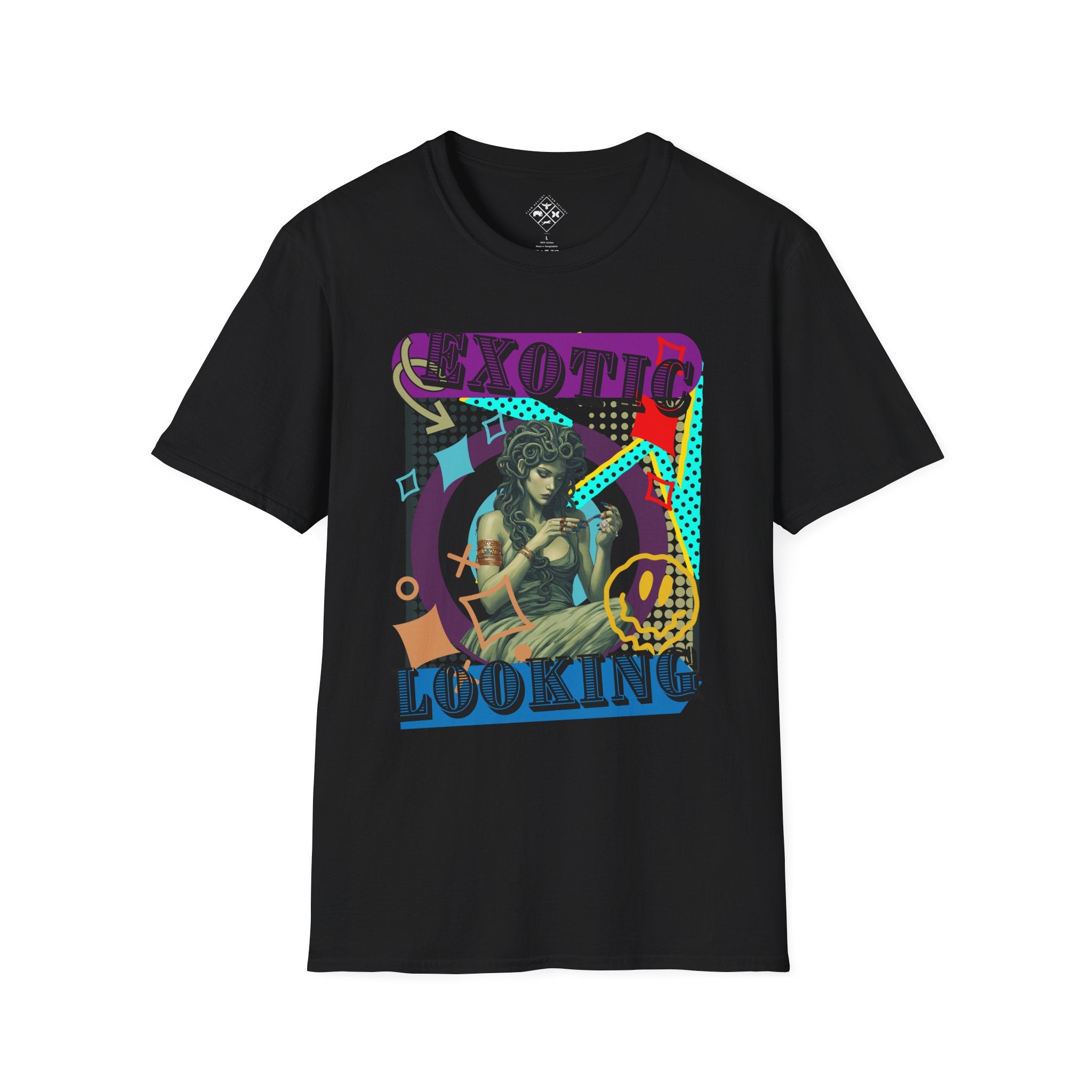 Camiseta suave de Medusa haciéndose las uñas