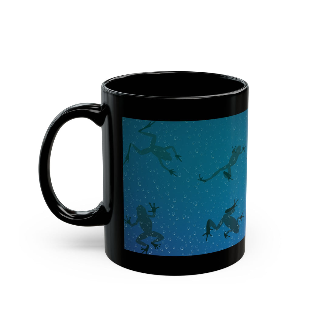 Frog Mug, Cute Amphibian Coffee Cup 11oz