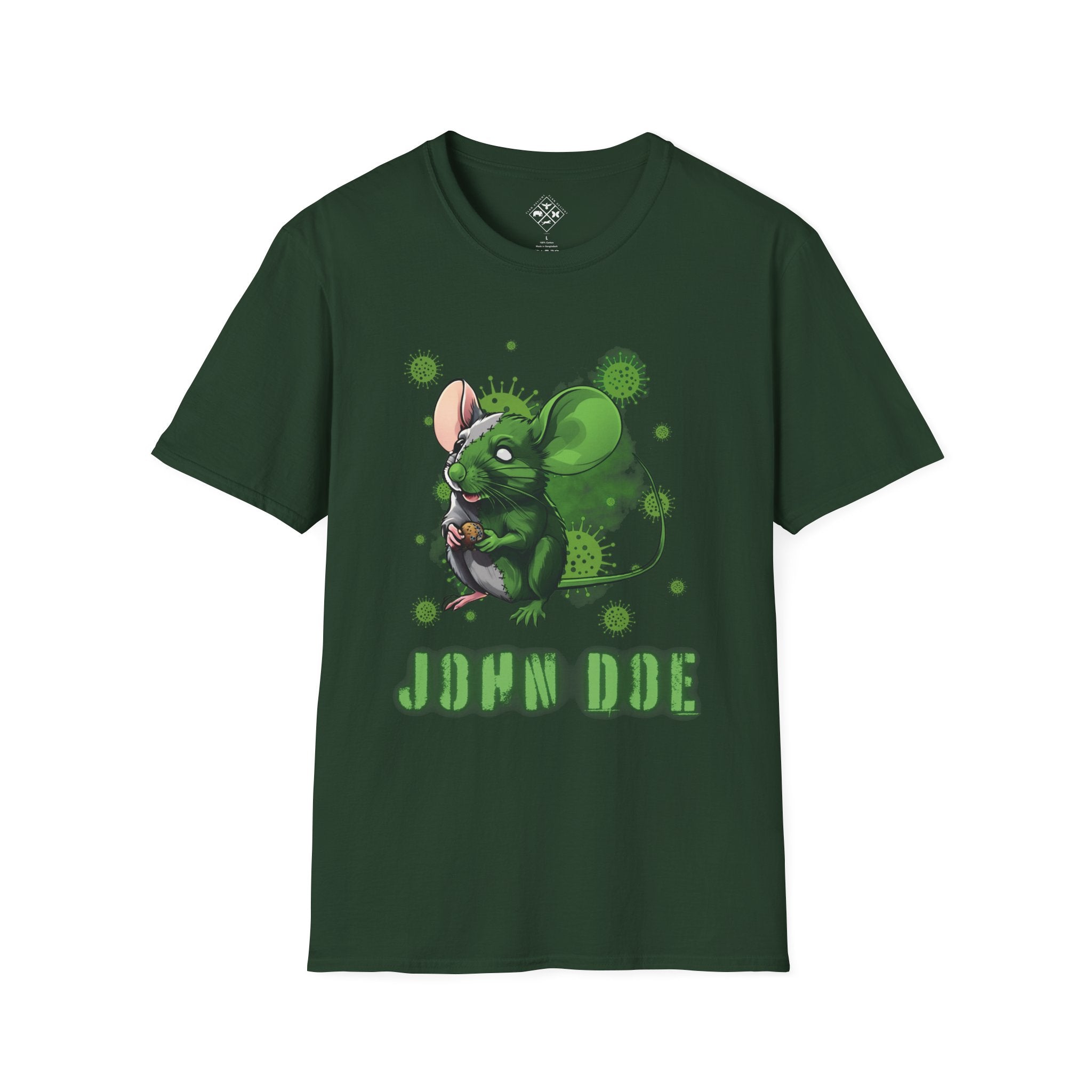 Camiseta personalizada de ratón bebé zombi
