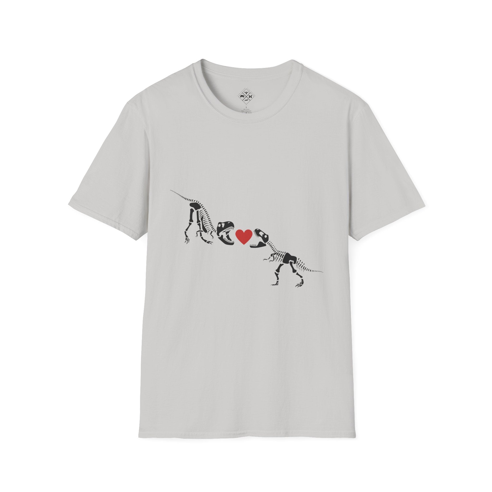Camiseta Unisex Softstyle Amor de Dinosaurio