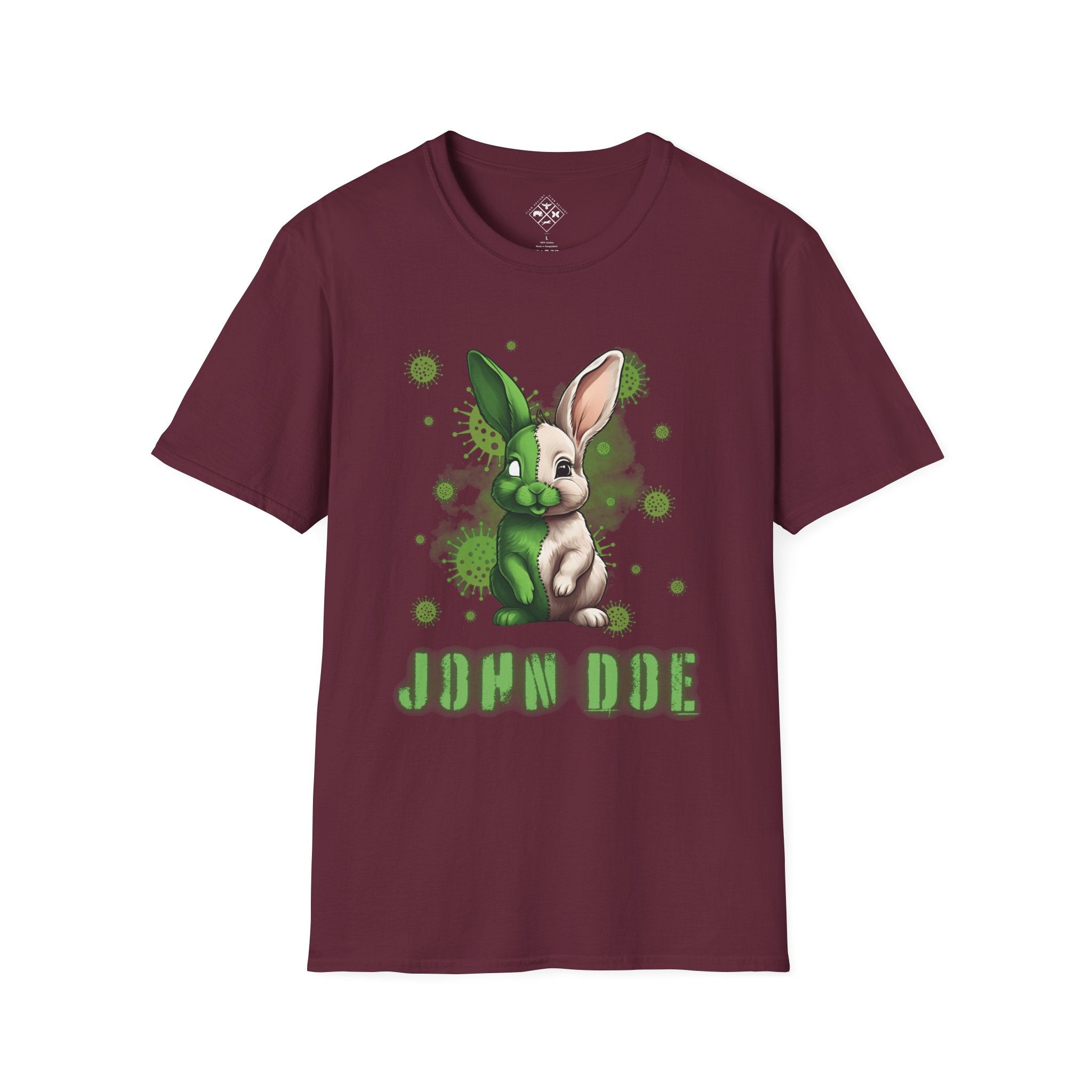 Camiseta personalizada de conejito bebé zombi