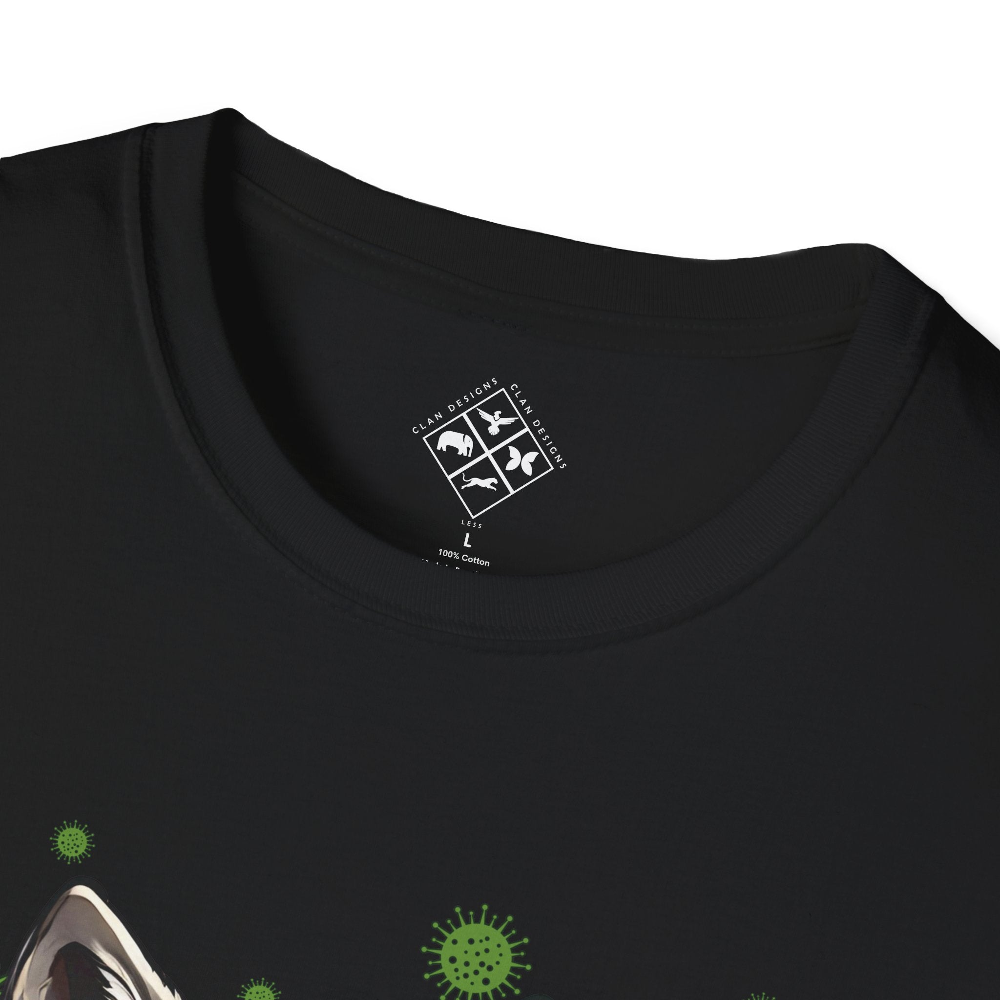 Camiseta de bebé lobo zombi