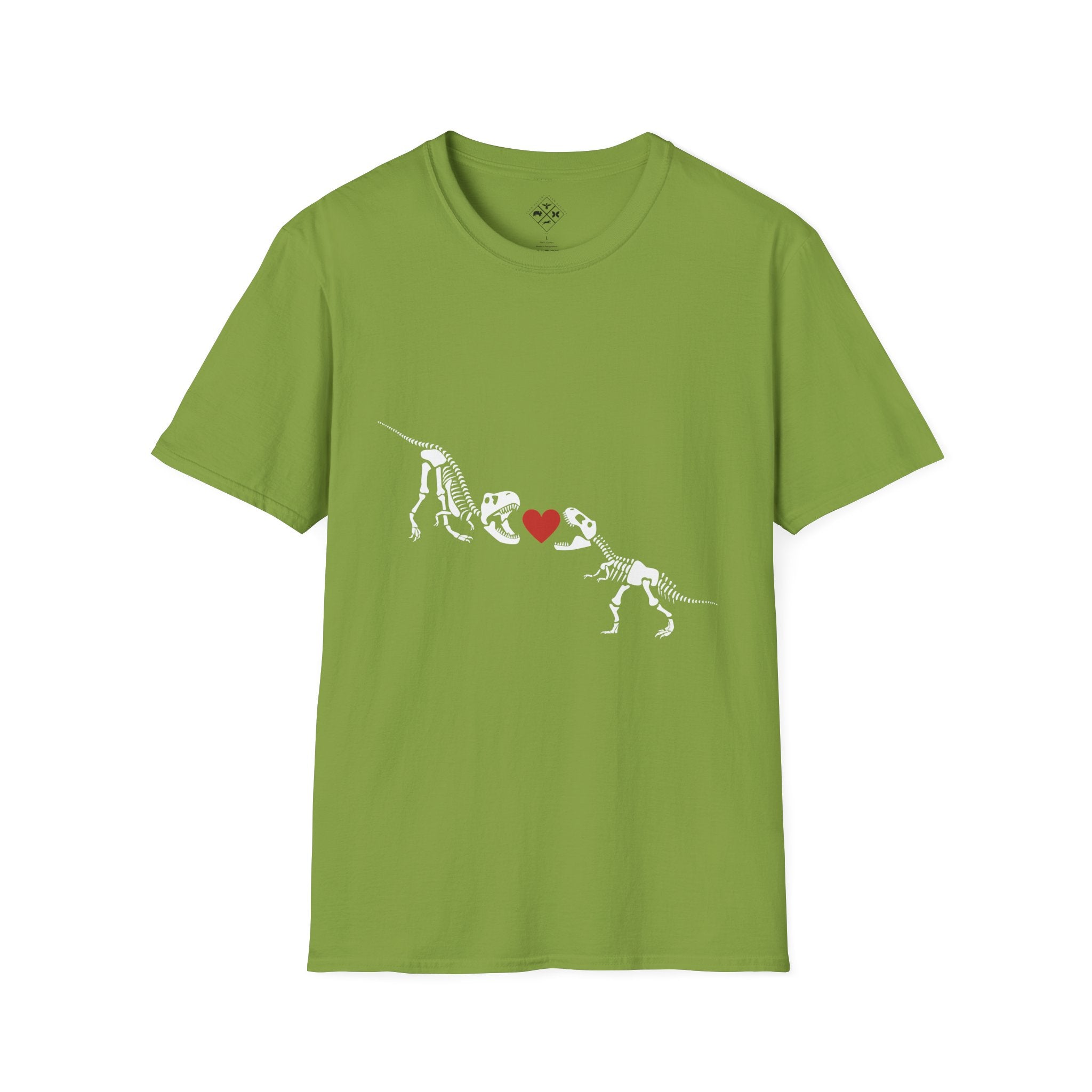 Camiseta Unisex Softstyle Amor de Dinosaurio