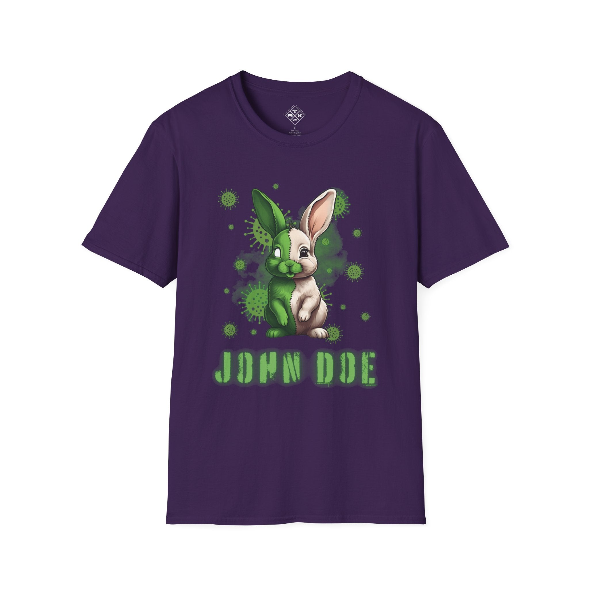 Camiseta personalizada de conejito bebé zombi