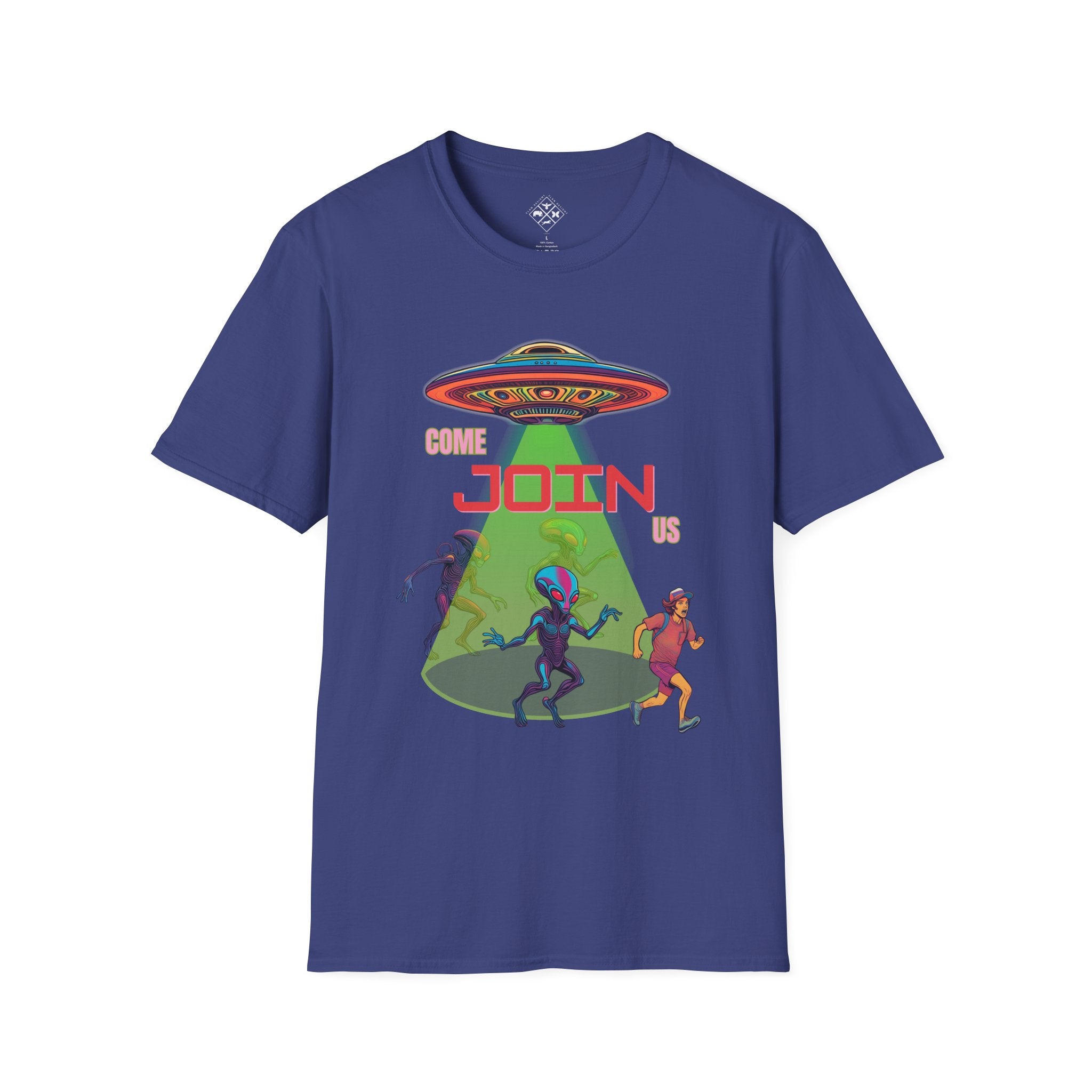 Camiseta Hombre Persiguiendo Alien