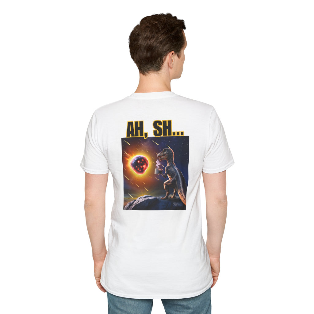 Dinosaur Sunrise Coffee T-Shirt