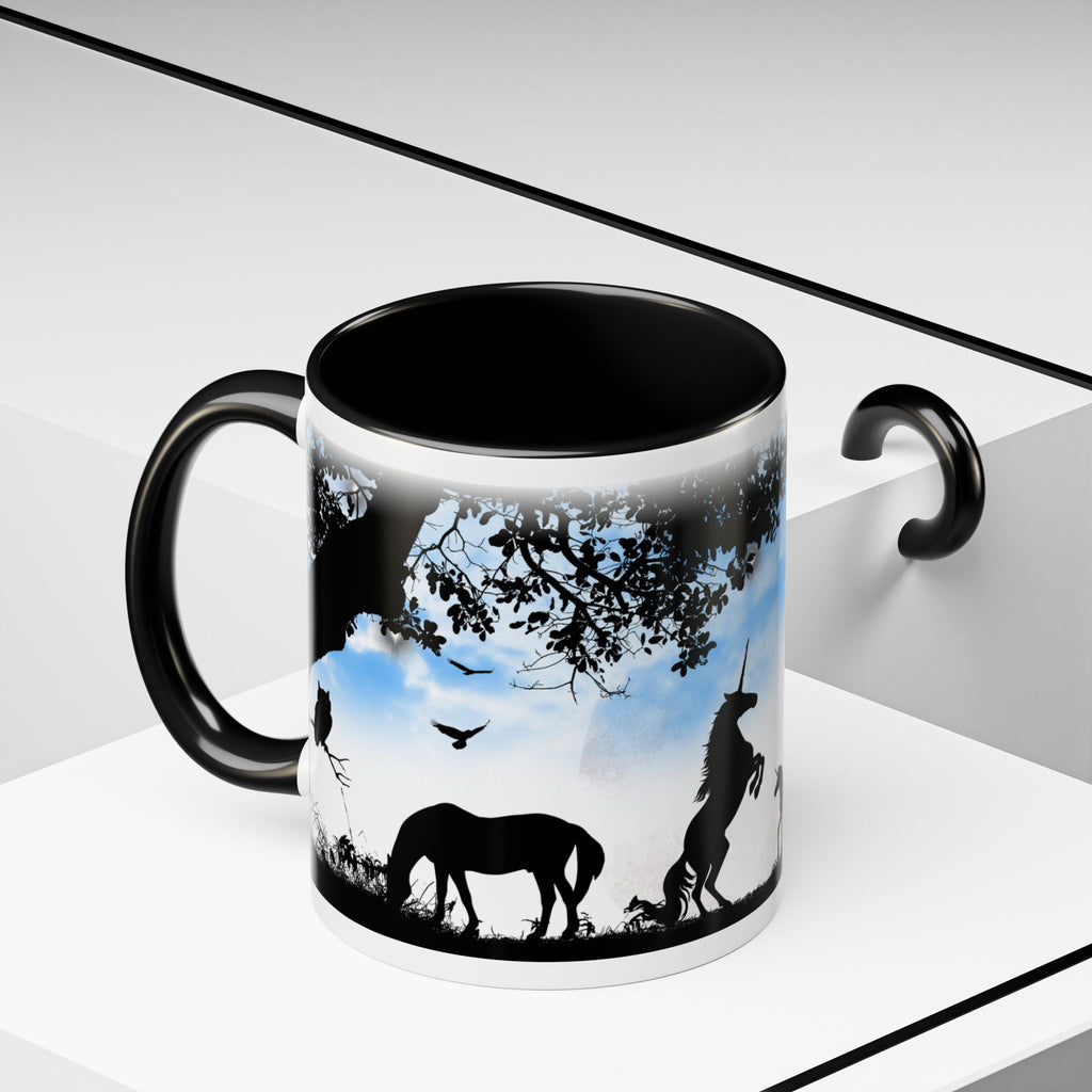 Magical Unicorn Accent Coffee Mug 11oz
