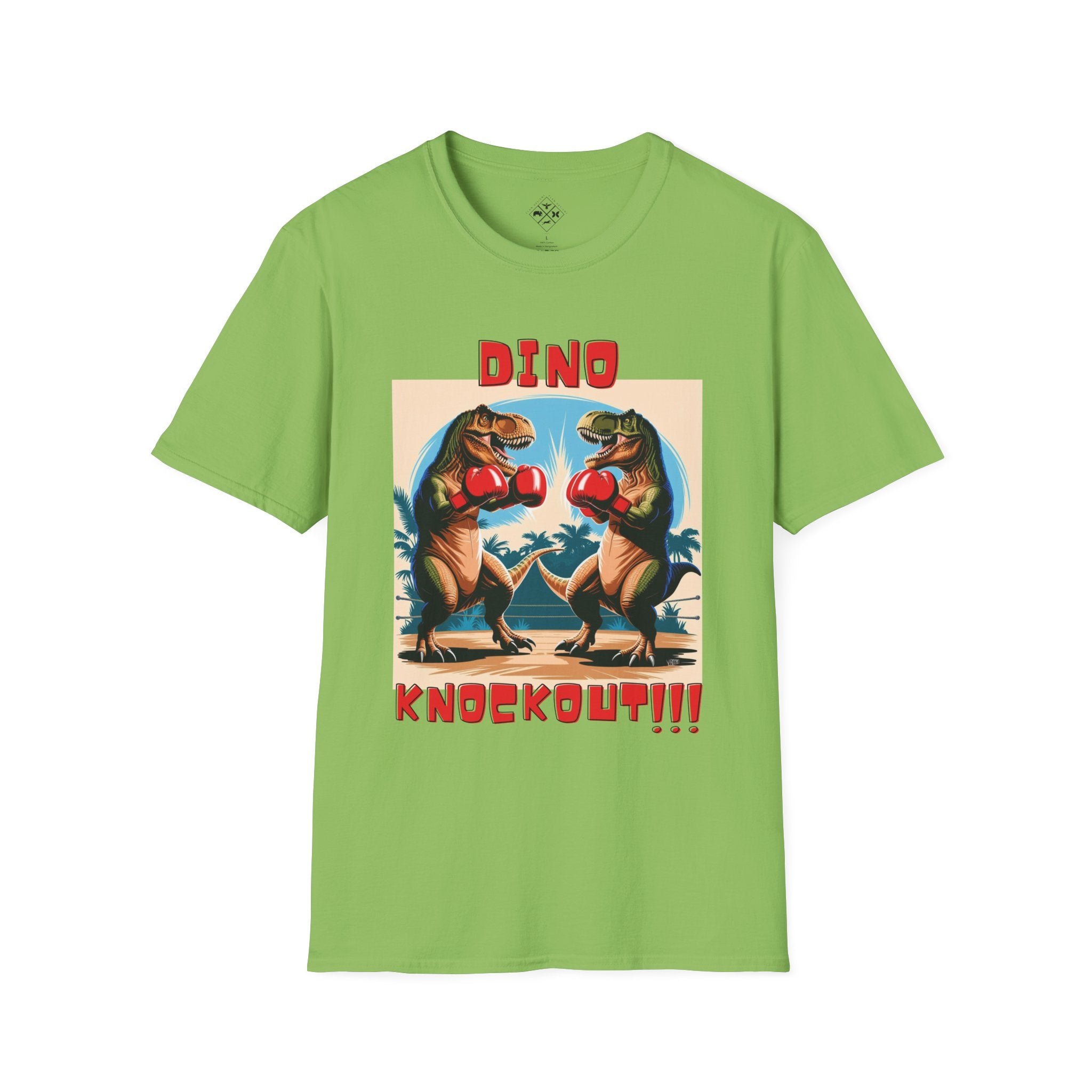 DINO KNOCKOUT!!! Camiseta Softstyle Unisex