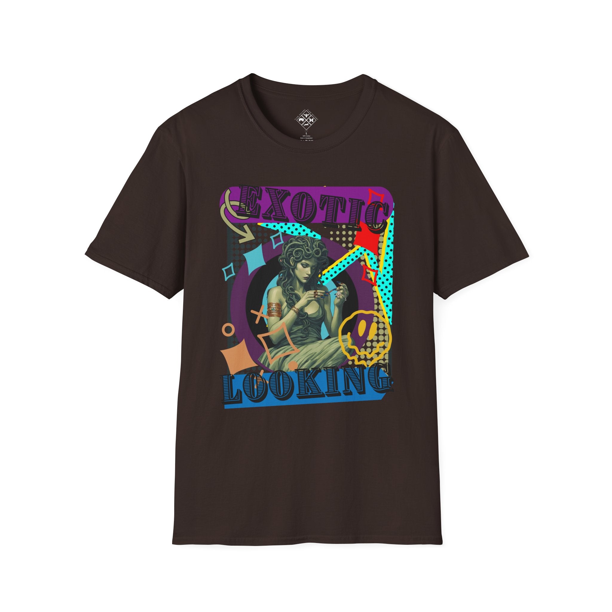 Camiseta suave de Medusa haciéndose las uñas