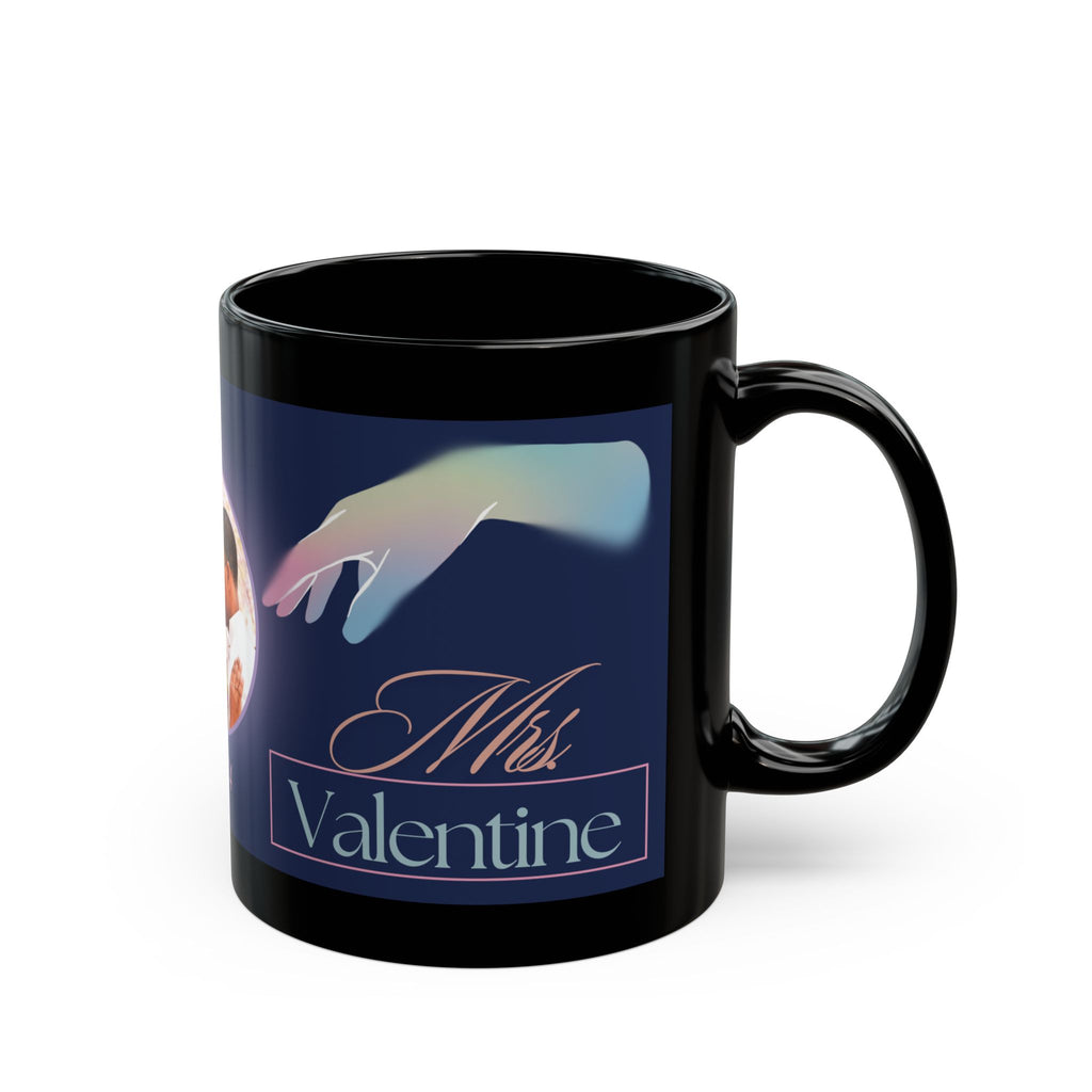 Personalized Wedding Picture Black Mug