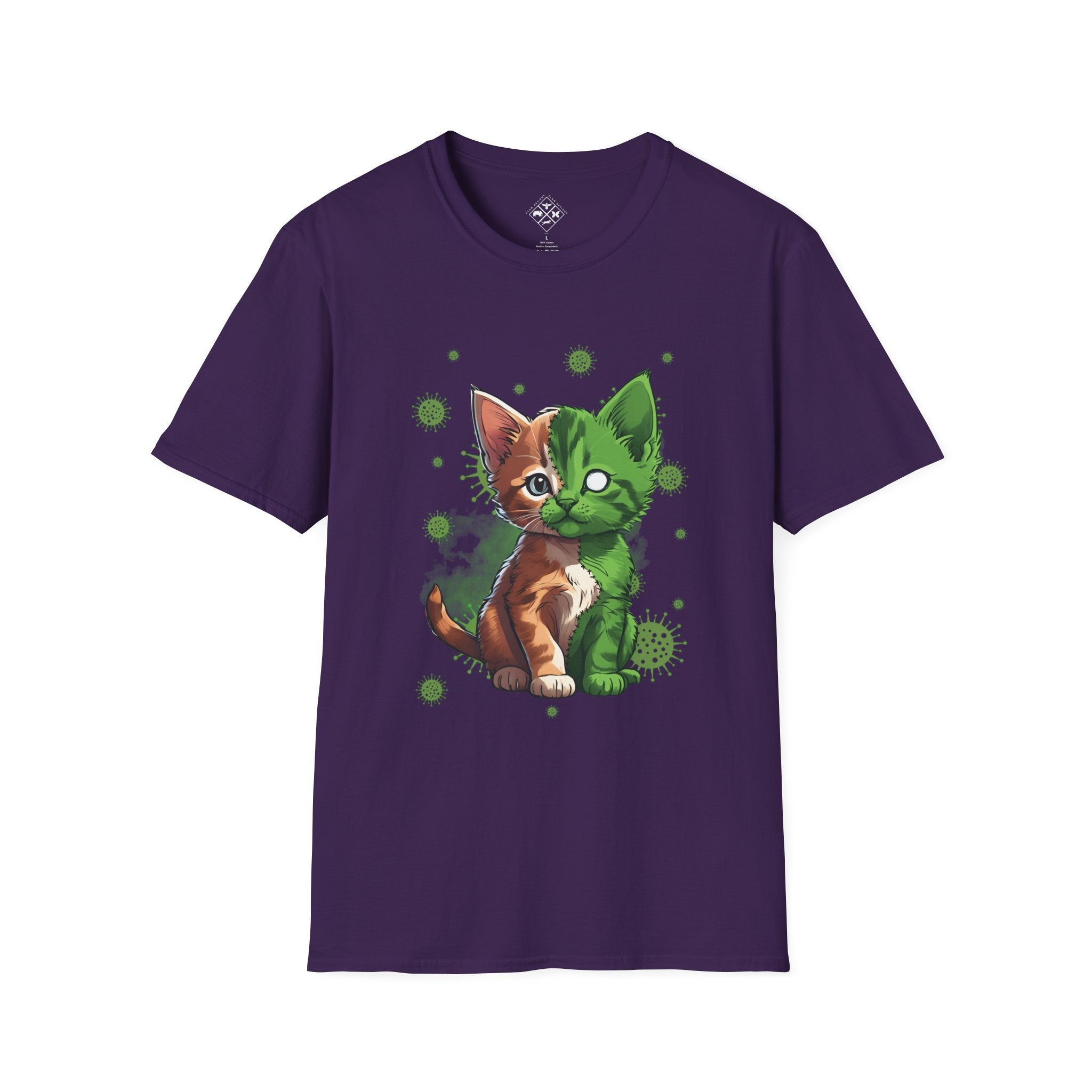 Camiseta de zombi gatito