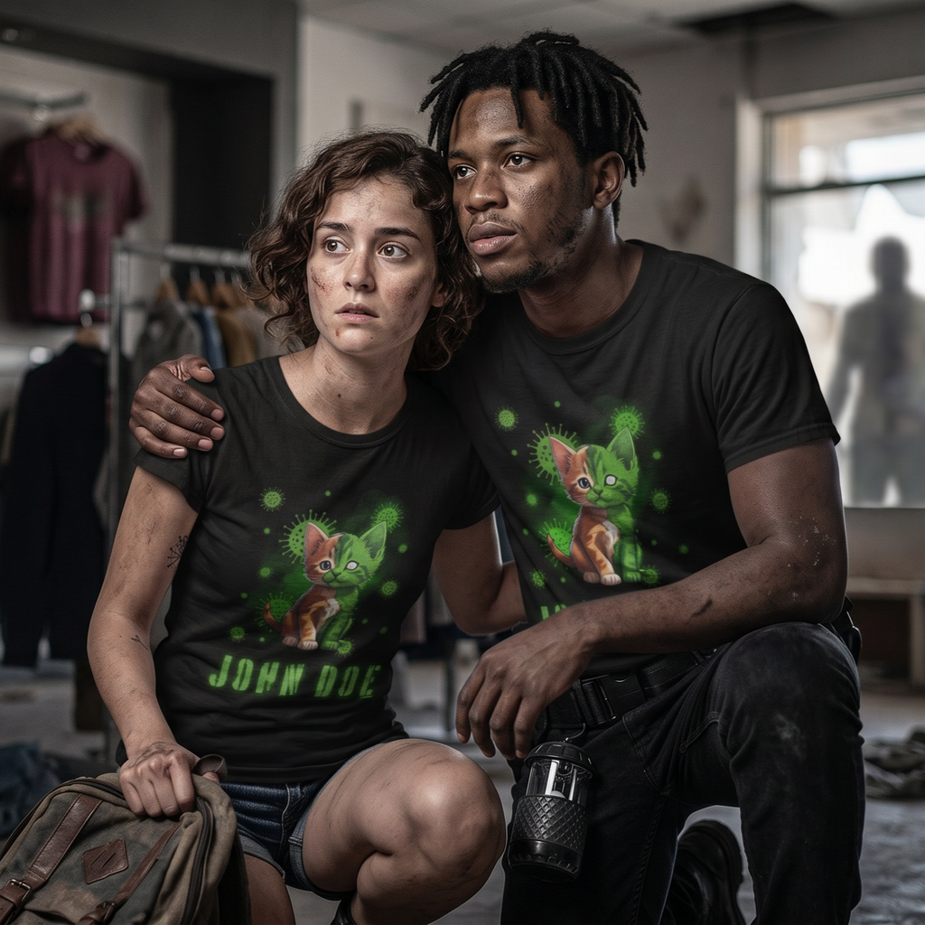 Zombie Kitten Personalized T-Shirt