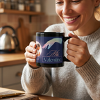 Personalized Wedding Picture Black Mug