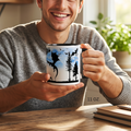 Fantasy-Themed Accent Coffee Mug White 11oz