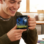 Fantasy Dragon Mug - 11oz Black Coffee Cups