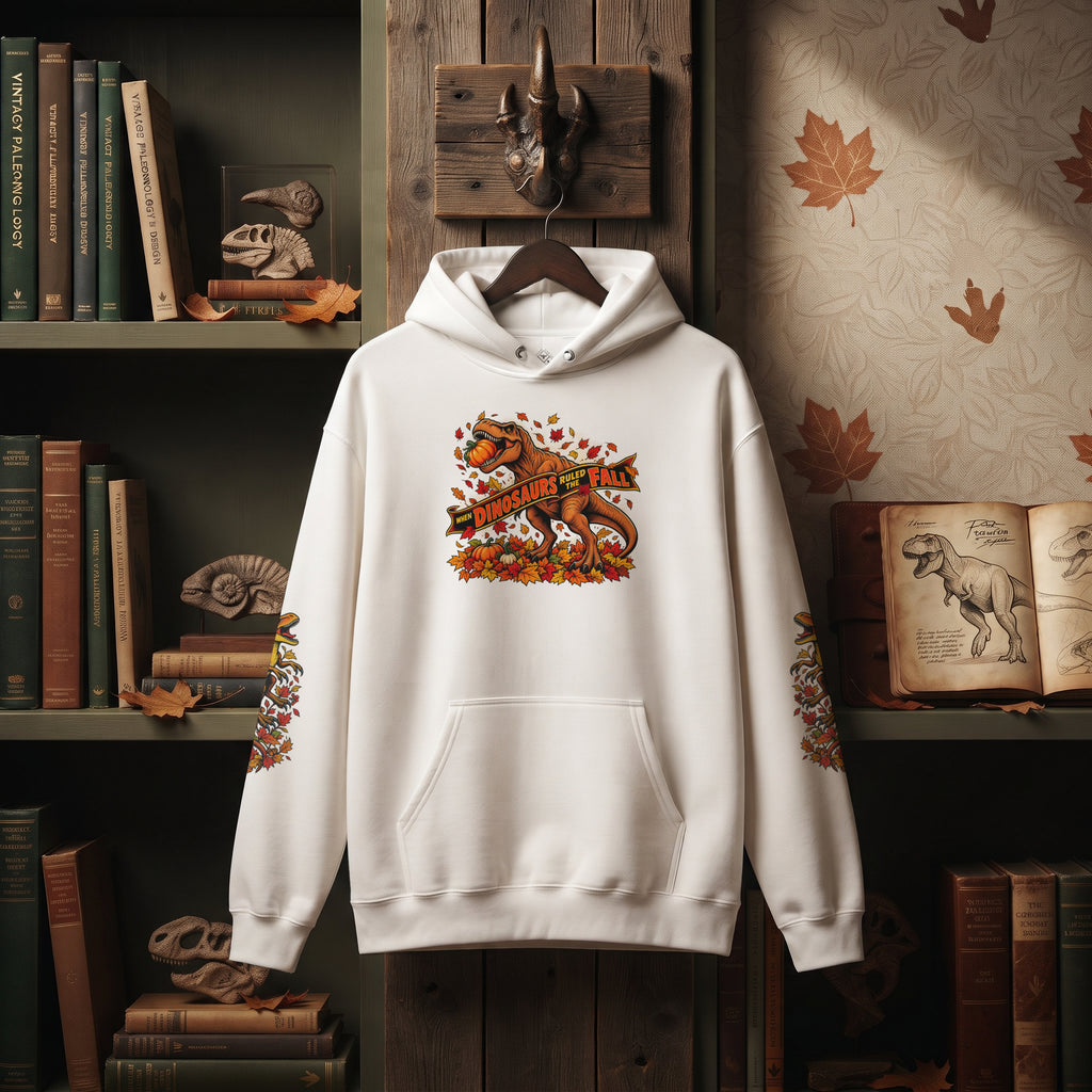 Jurassic Fall Hoodie | Dinosaur Fall Sweatshirt