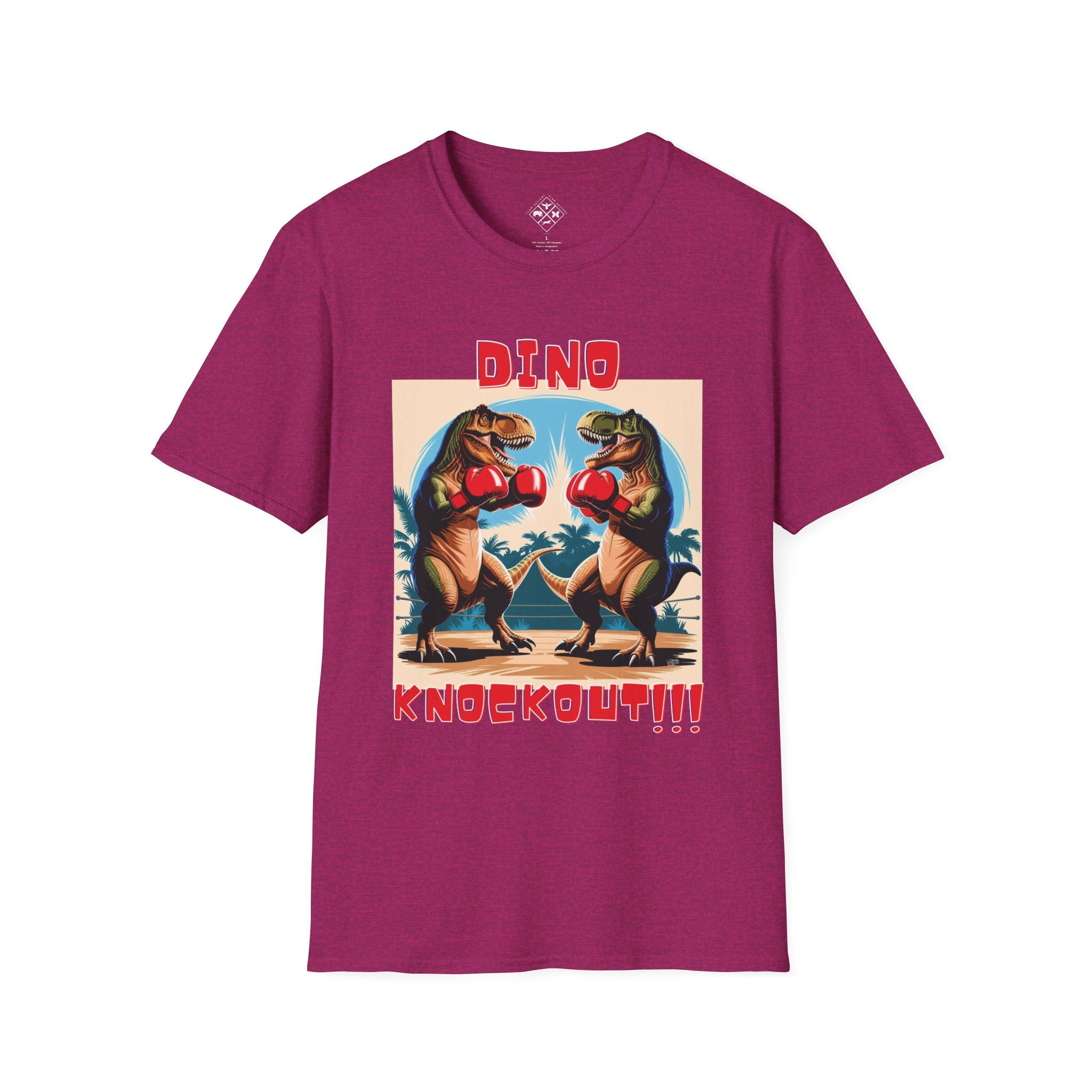 DINO KNOCKOUT!!! Camiseta Softstyle Unisex