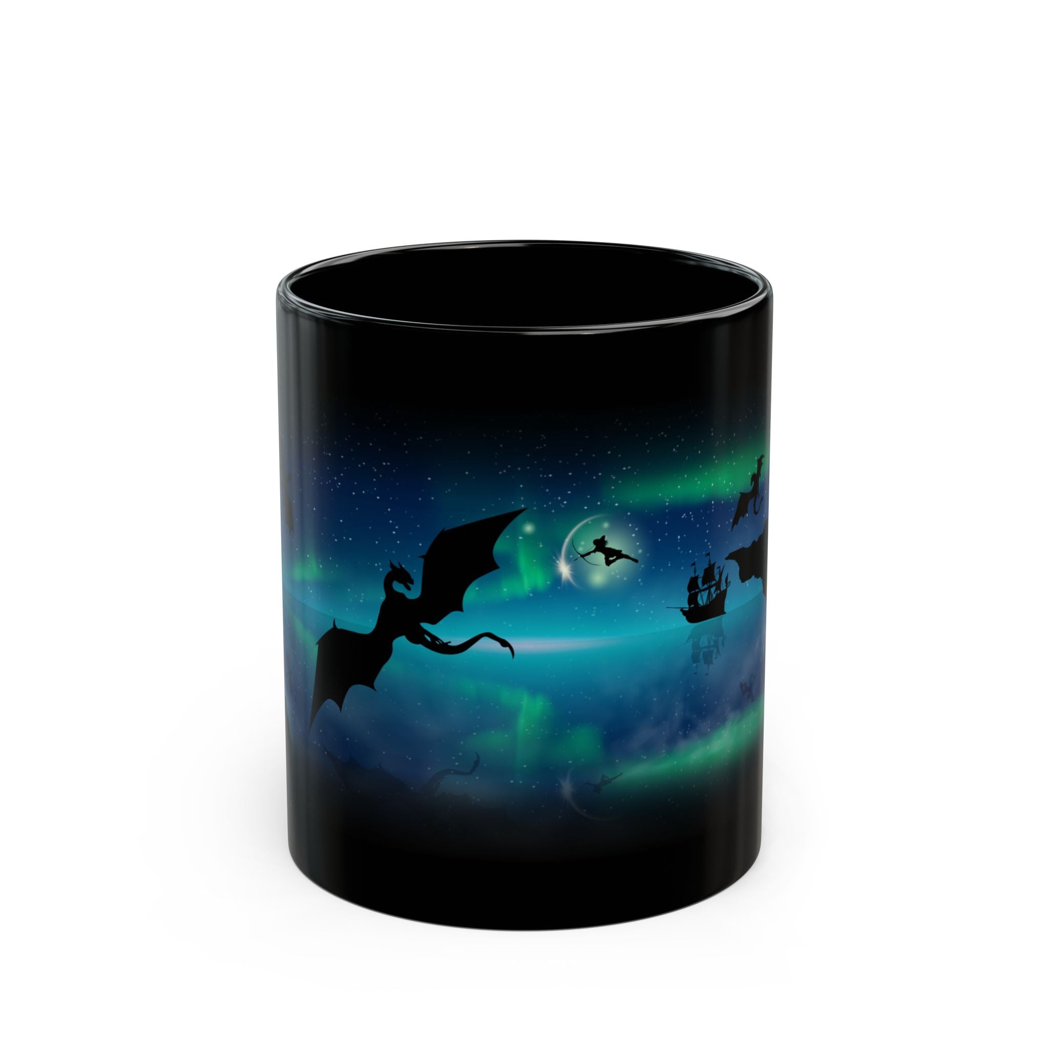 Taza Mágica de Aventura de Dragón, Taza de Fantasía de 11oz