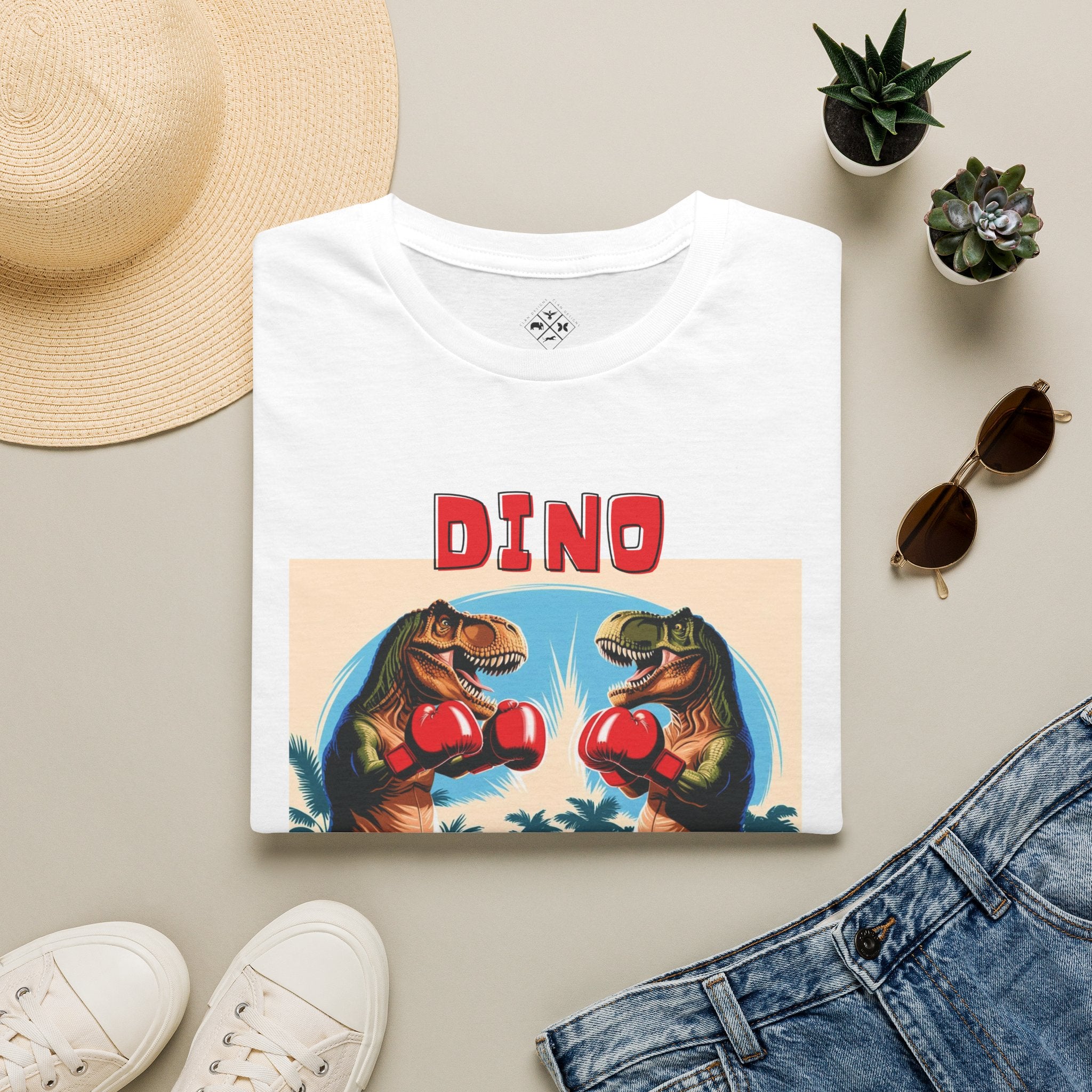 DINO KNOCKOUT!!! Camiseta Softstyle Unisex
