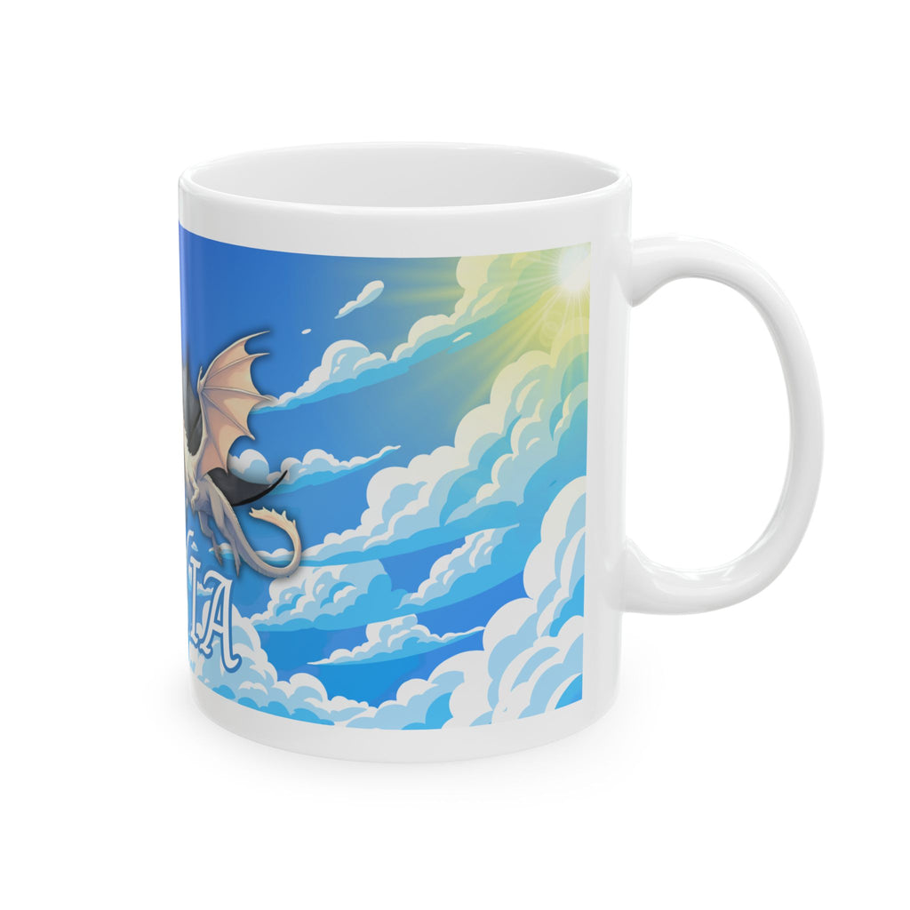 Personalized Soaring Dragon Mug 11oz