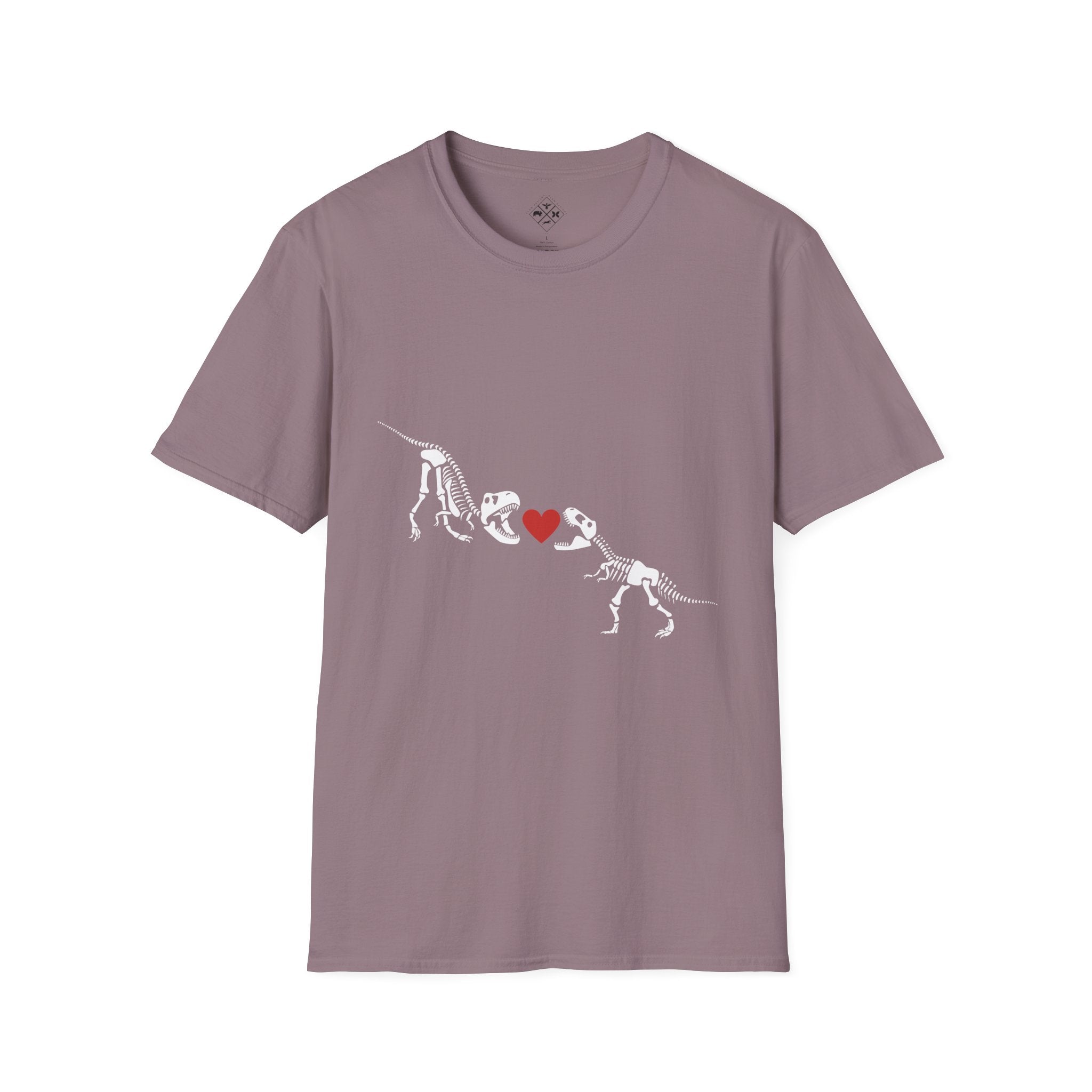 Camiseta Unisex Softstyle Amor de Dinosaurio