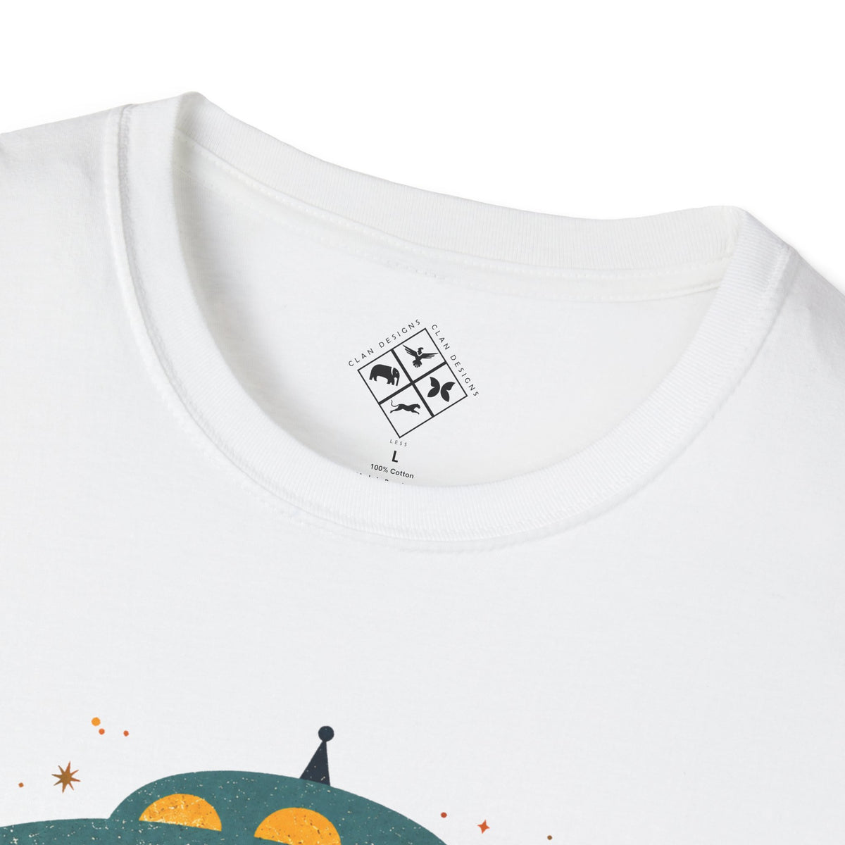 Pumpkin Spice UFO Abduction T-Shirt | Fall Leaves, Cozy Couch