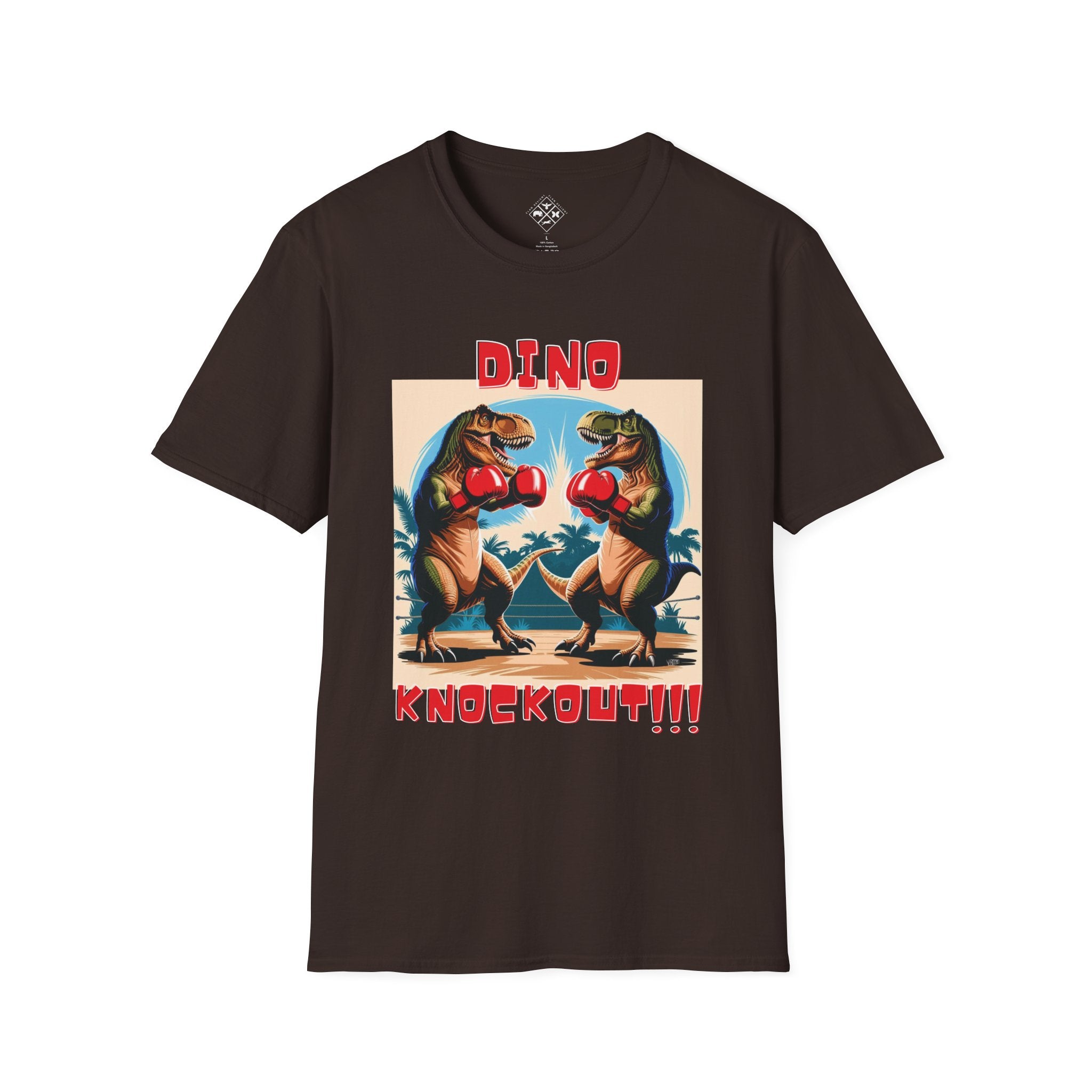 DINO KNOCKOUT!!! Camiseta Softstyle Unisex
