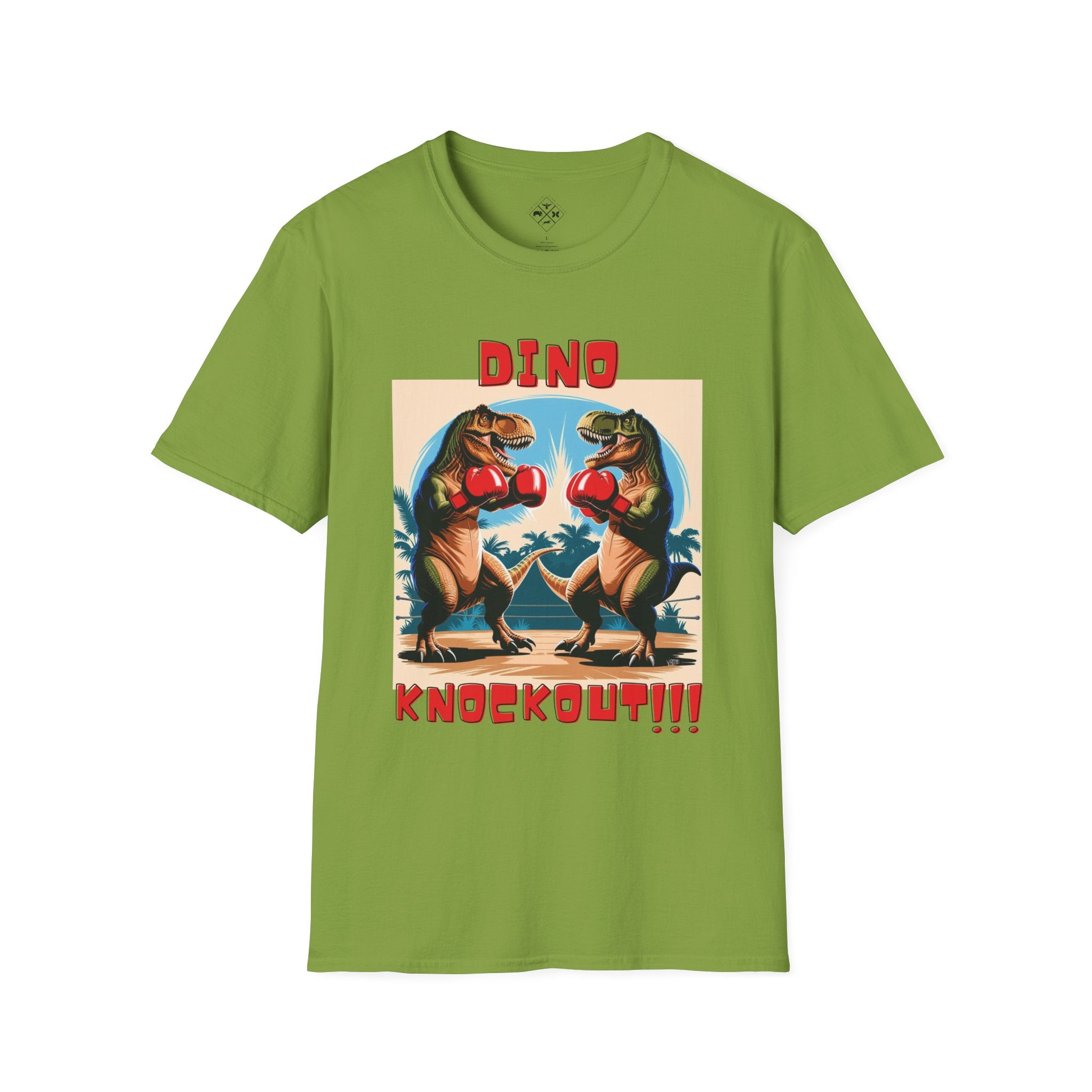 DINO KNOCKOUT!!! Camiseta Softstyle Unisex