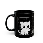Black Cat Name Personalized Mug 11oz