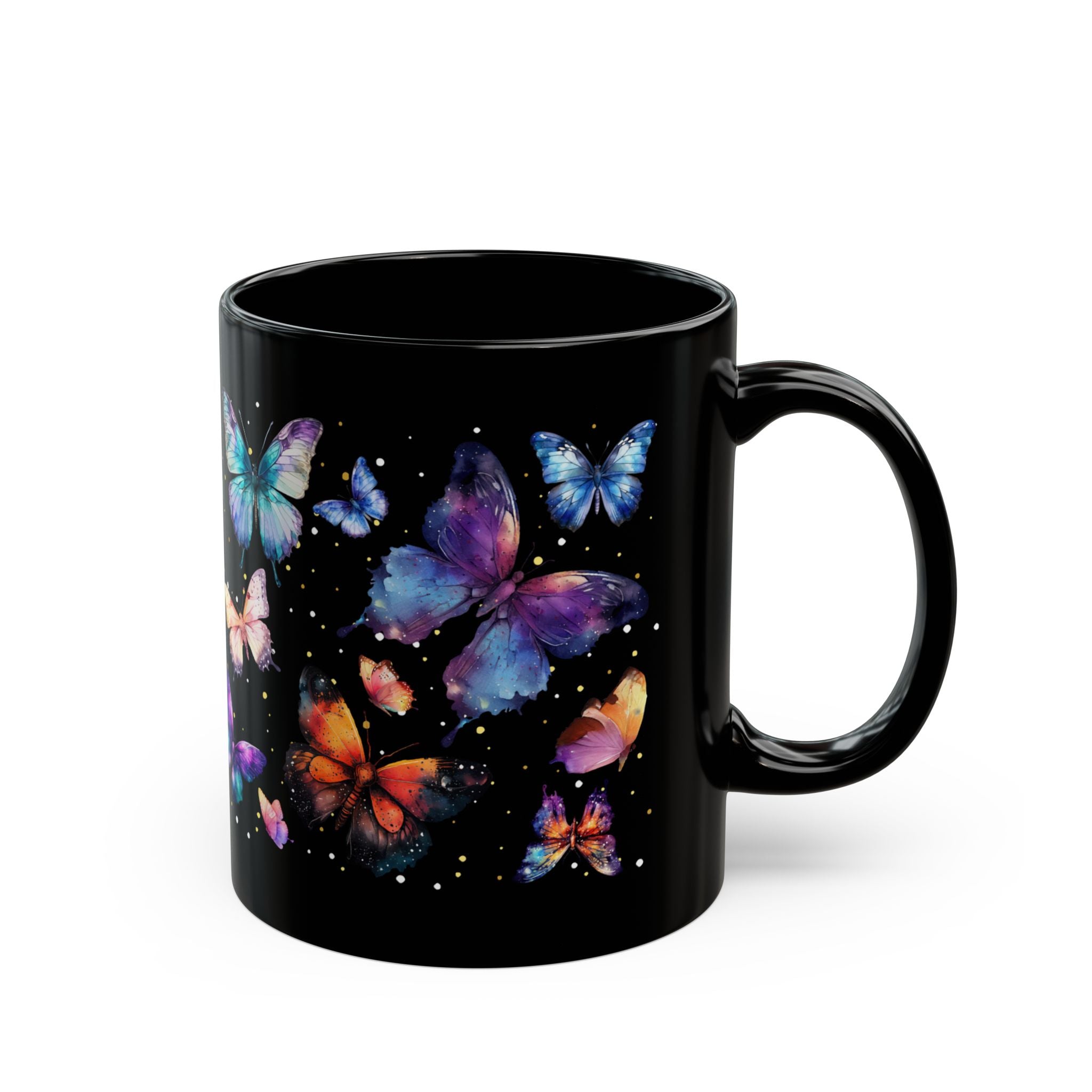 Taza de Mariposa, Taza de Café con Estampado de Insectos Coloridos 11oz